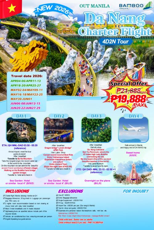 Pangan Travel and Tours Facebook ad