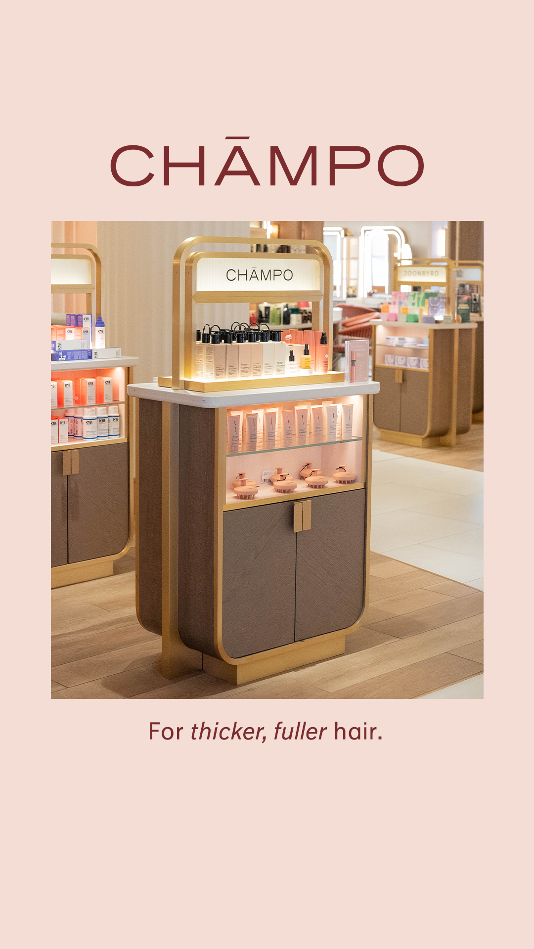Chāmpo Haircare Facebook ad