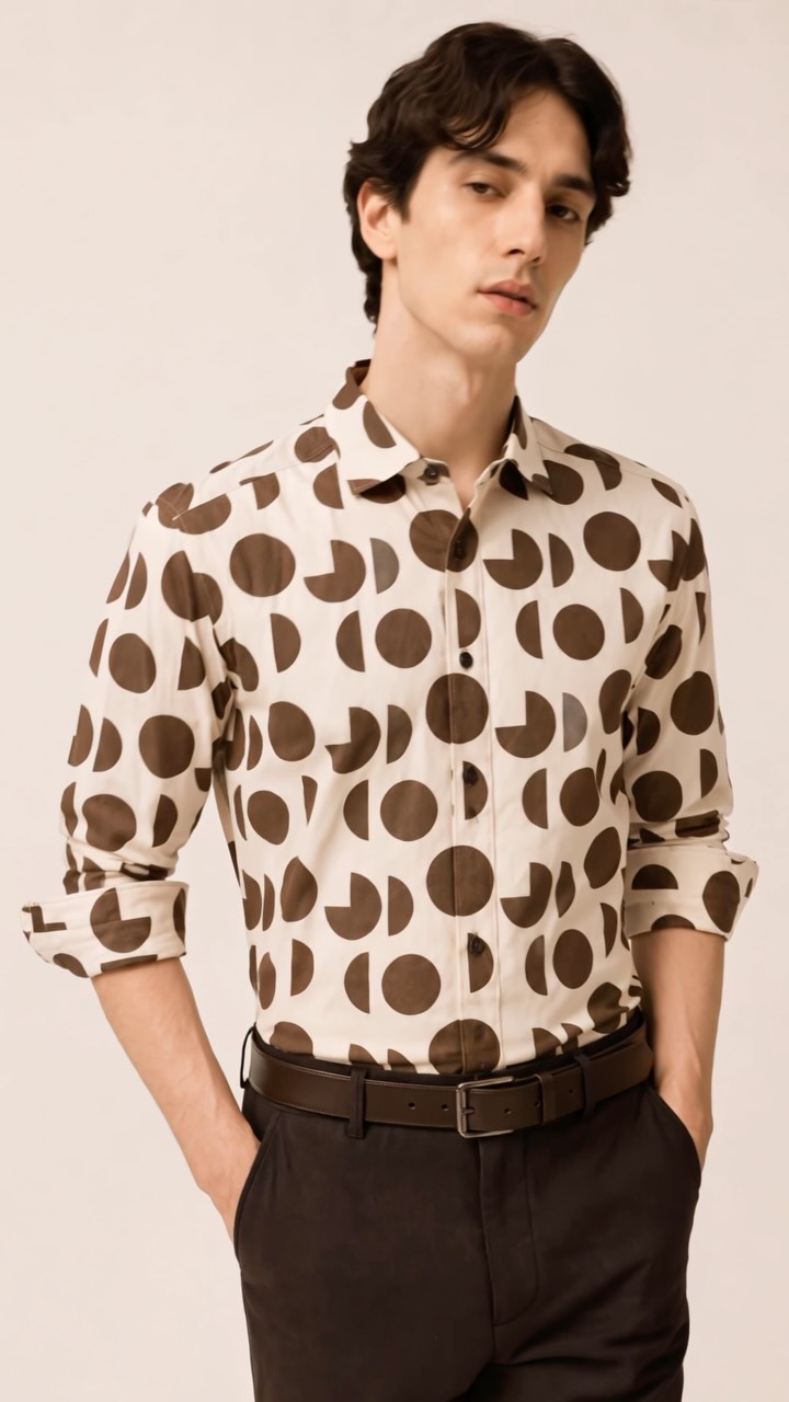Raunak kumar Facebook ad: A playful idea, thoughtfully translated into menswear.