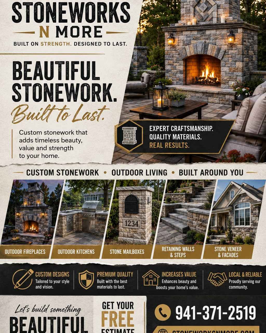 Stoneworks N More Facebook ad: Monthly special