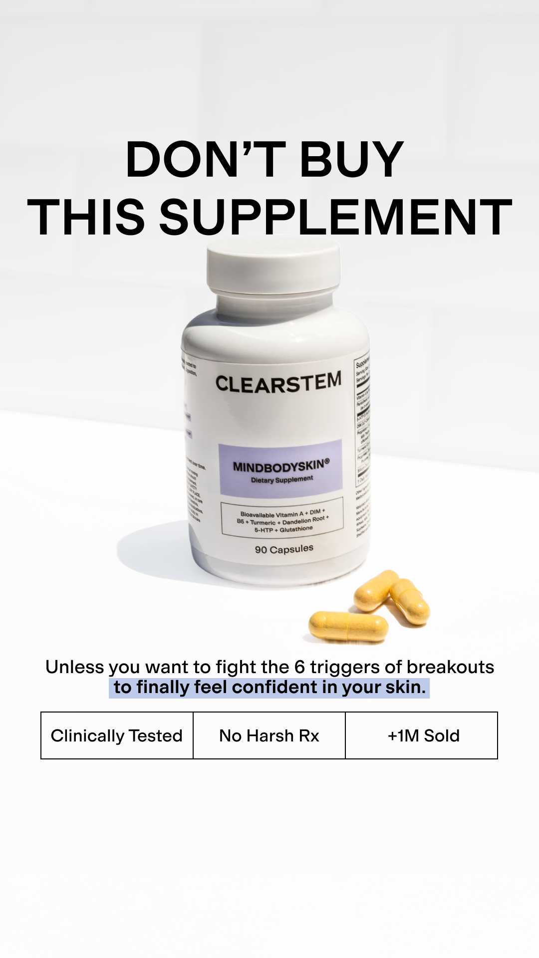 CLEARSTEM Skincare Facebook ad