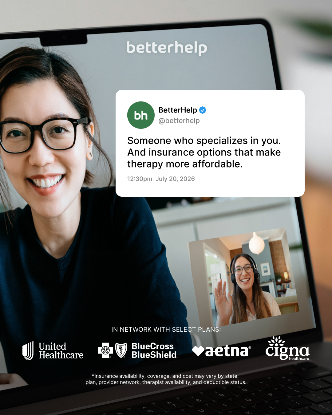BetterHelp Facebook ad