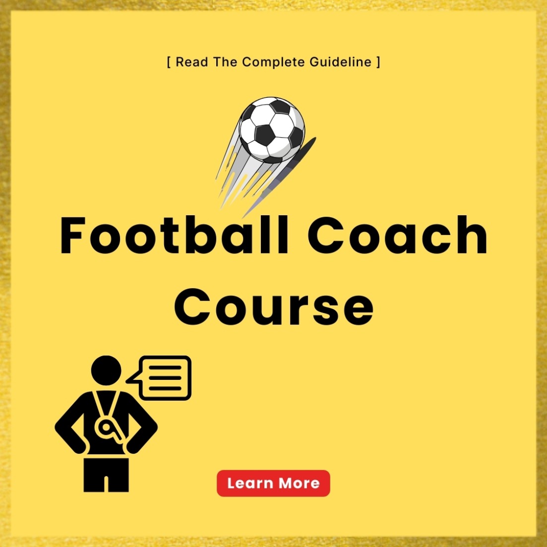 Modern Guide Facebook ad: Football Coach Course: An Informative Guide