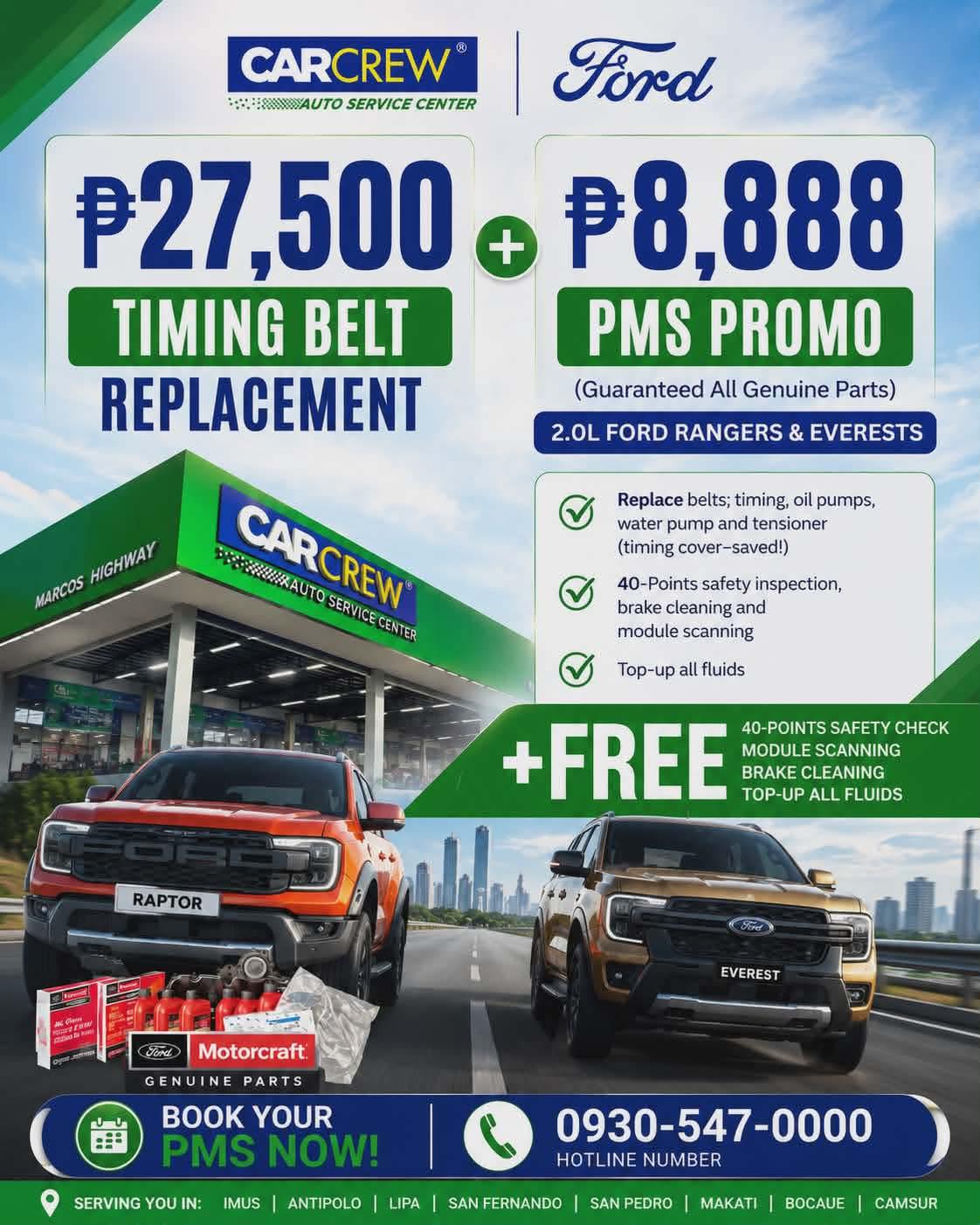 CAR CREW Cam Sur Facebook ad: Protect your Ford’s performance with complete preventive…