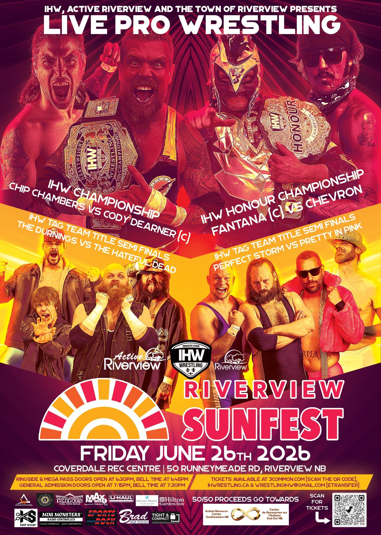IHW Wrestling Facebook ad: IHW Wrestling: Sunfest 2026 - Riverview | 3Common