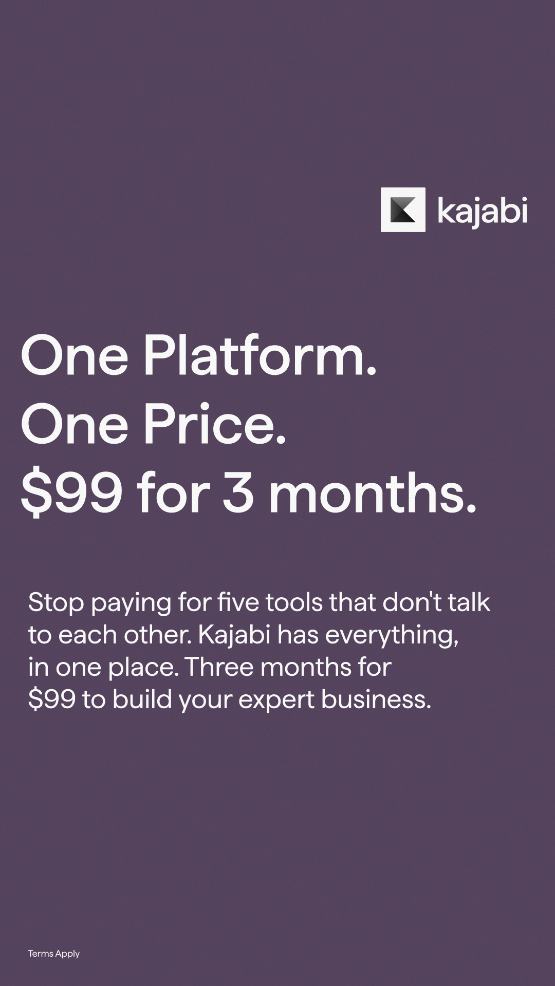 Kajabi Facebook ad