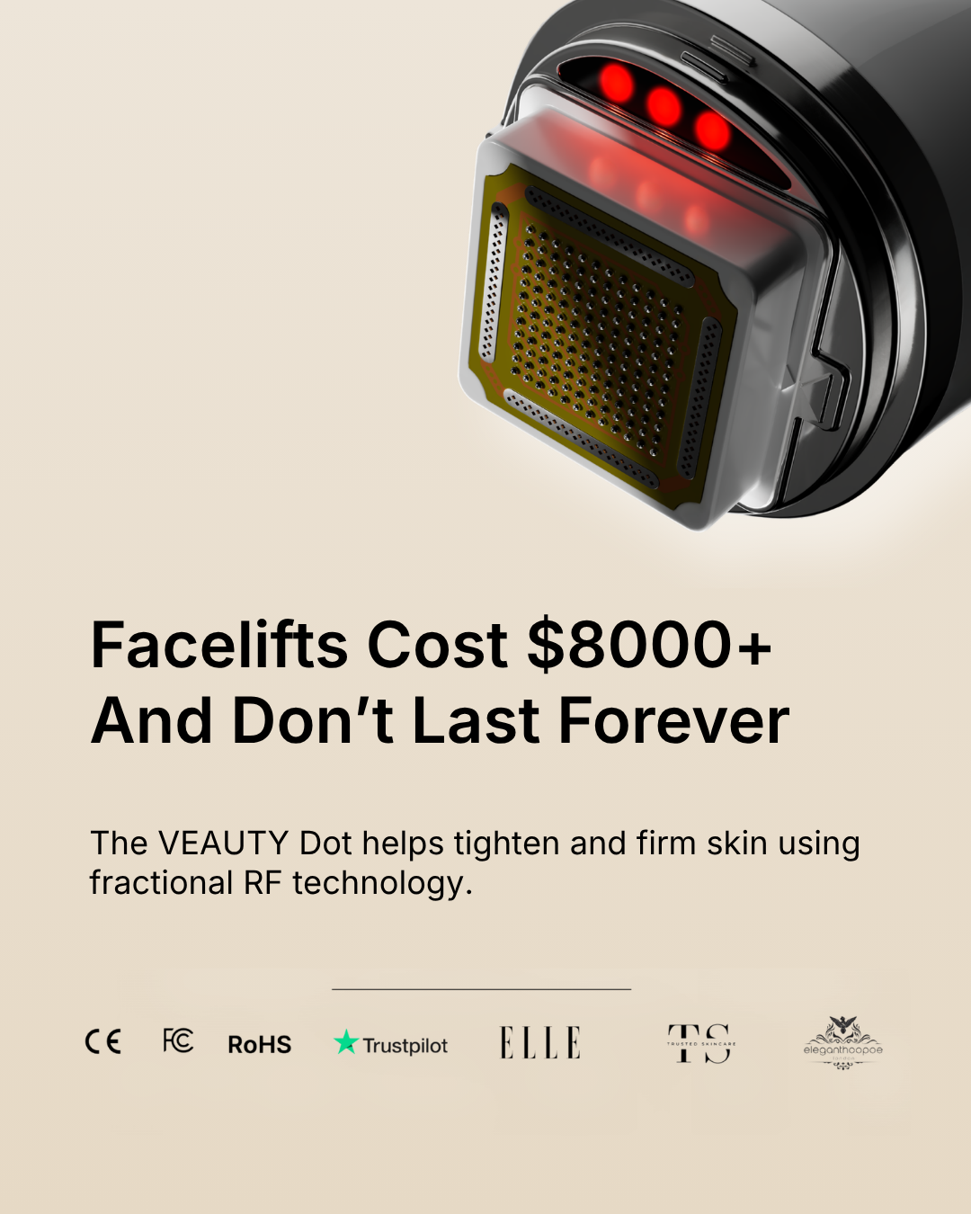 Veauty Facebook ad