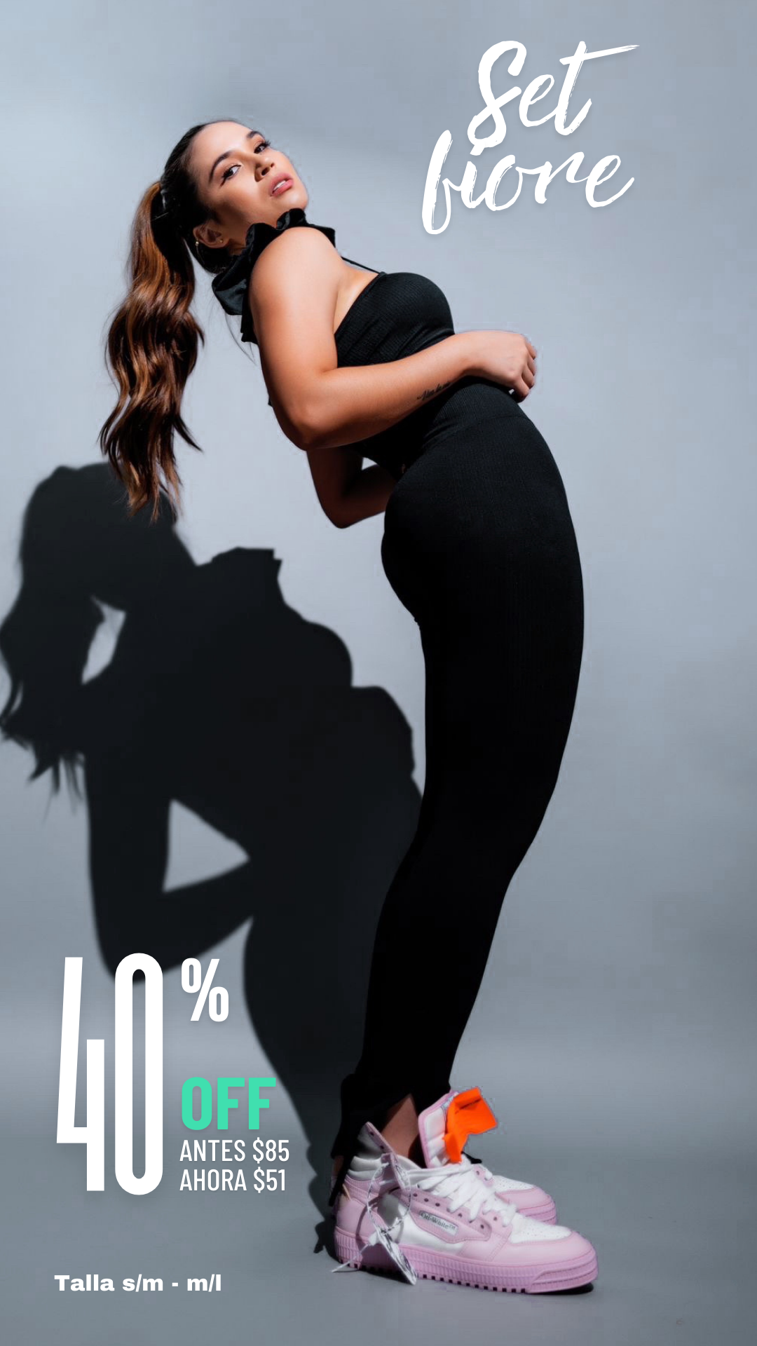 itshappyfit_ Facebook ad: Nuestra ropa de doble ocasión te hace sentir…