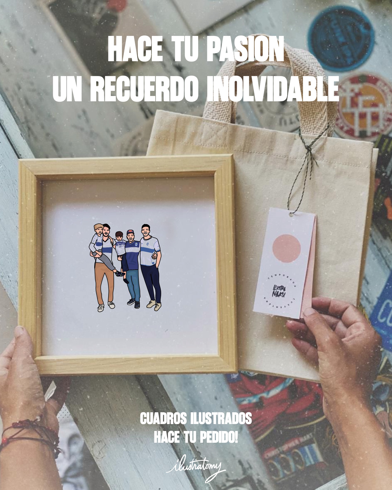 ilustranaku Facebook ad: Transformá tu espacio con ilustraciones que destacan
