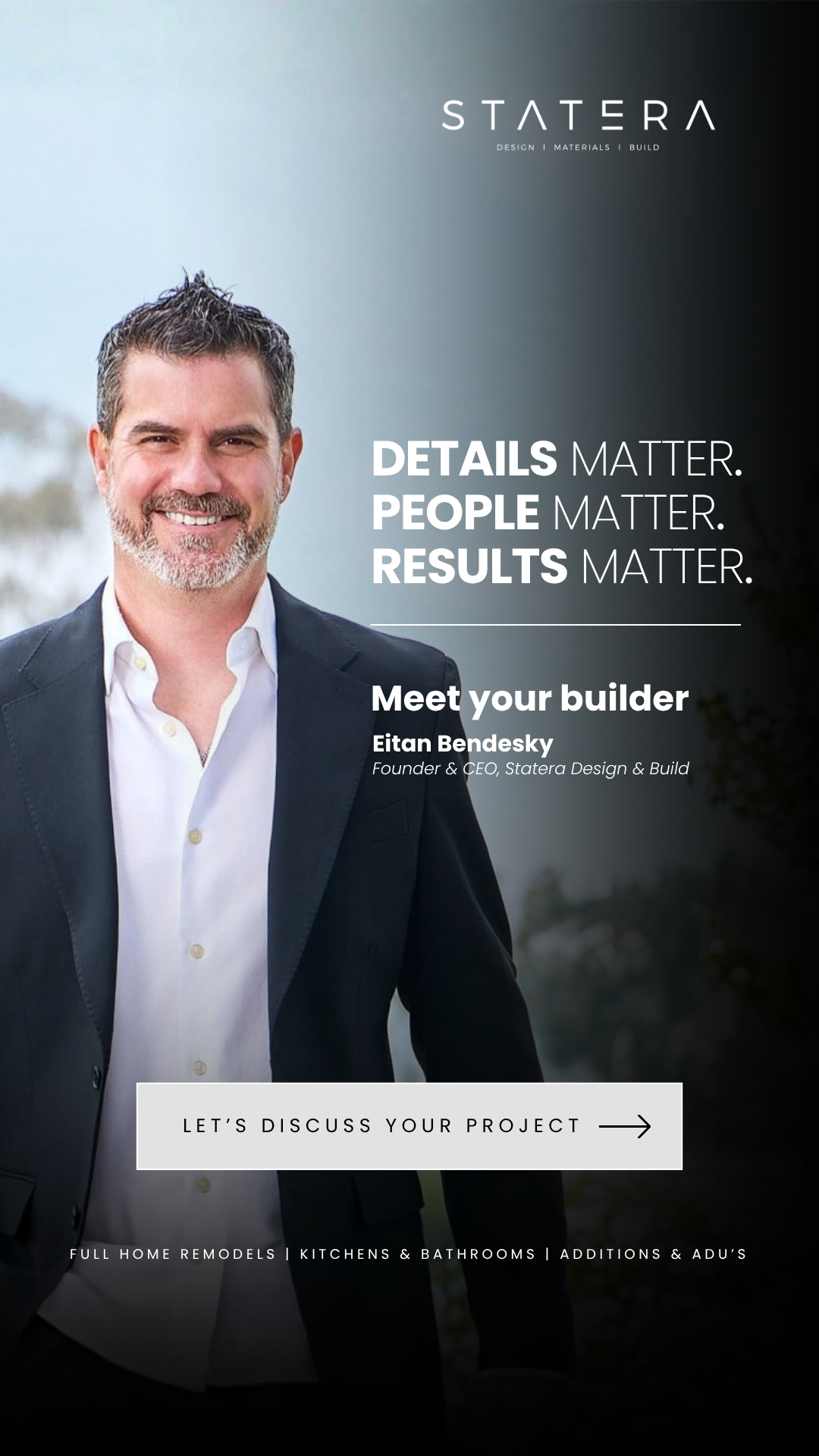 Statera Design & Build Facebook ad from May 20, 2026