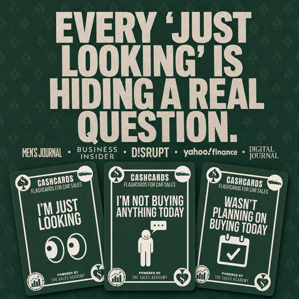 Jordan Stupar Facebook ad: I'm Just Looking Is Costing Car Salespeople Real Buyers