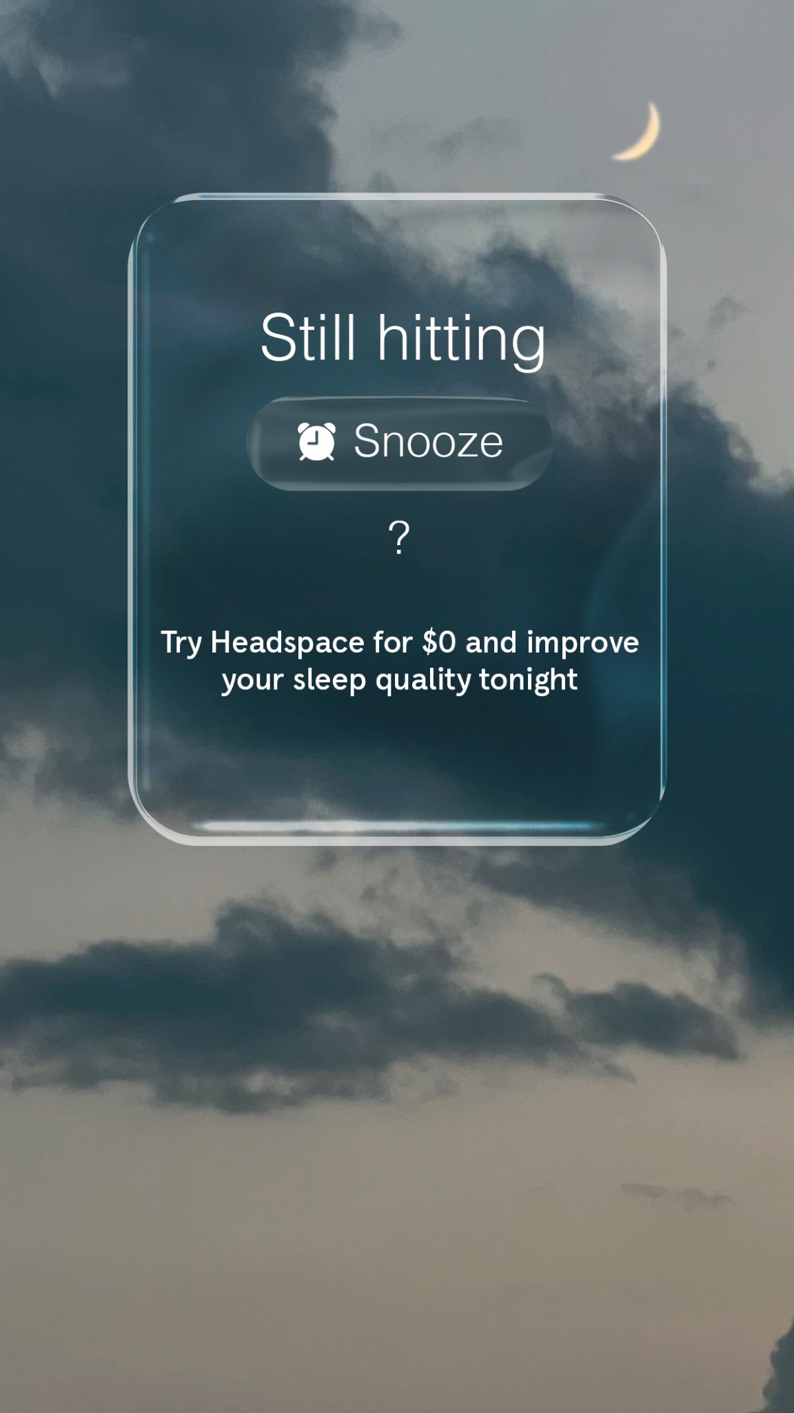 Headspace Facebook ad
