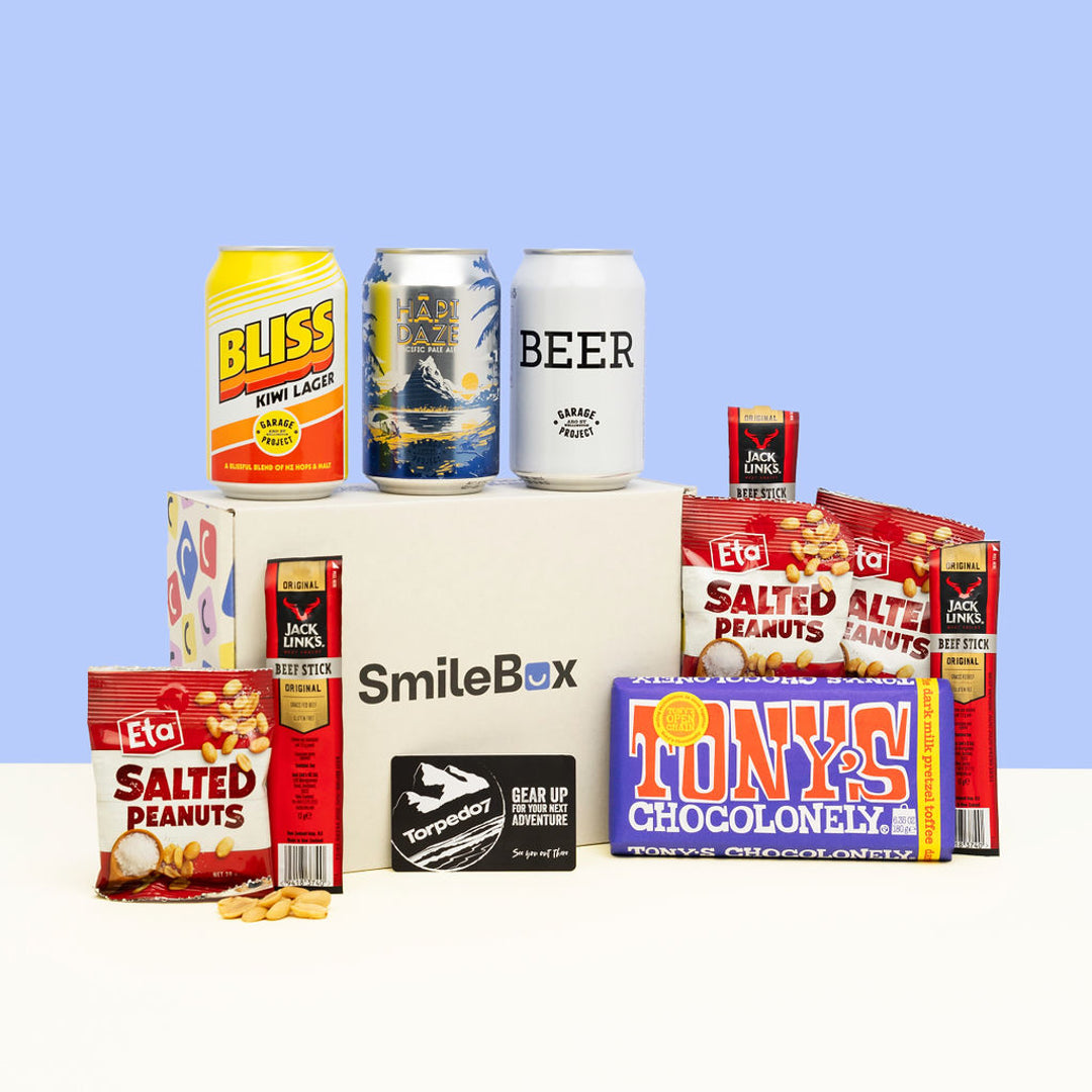 Smile Box Gifts Facebook ad: Send smiles the easy way.