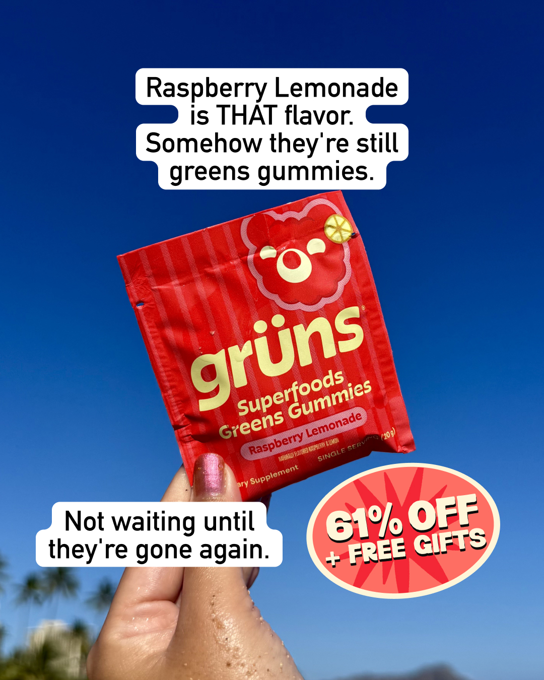 Grüns Facebook ad