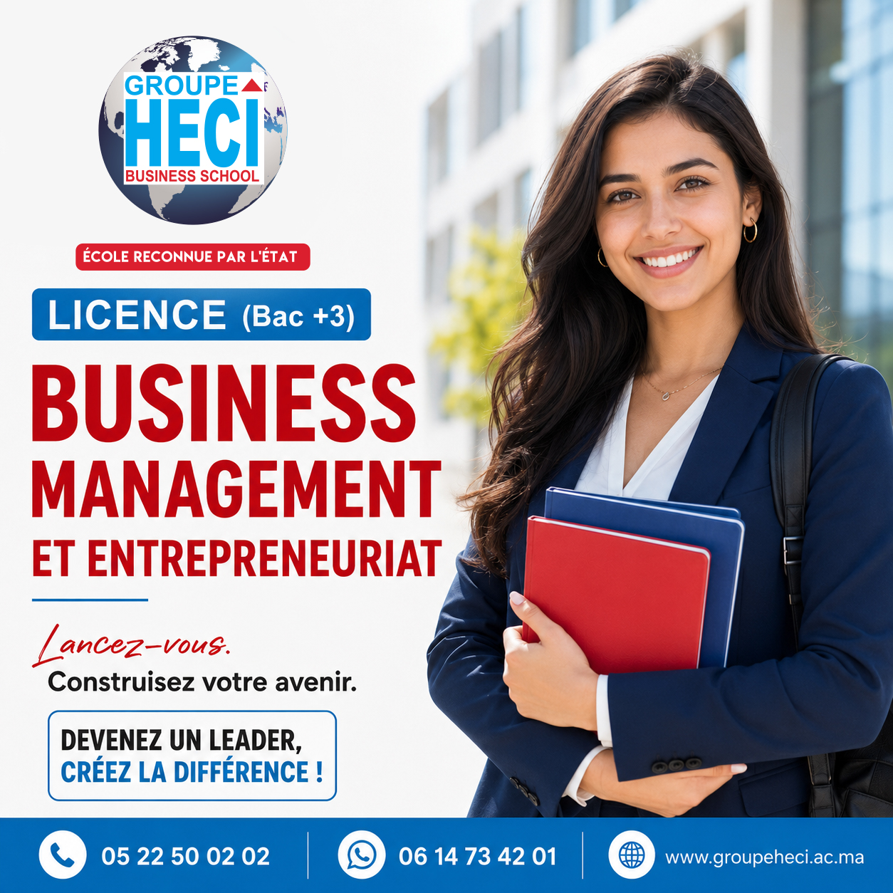 Groupe Heci / Universite Internationale Facebook ad: VOTRE AVENIR COMMENCE ICI!