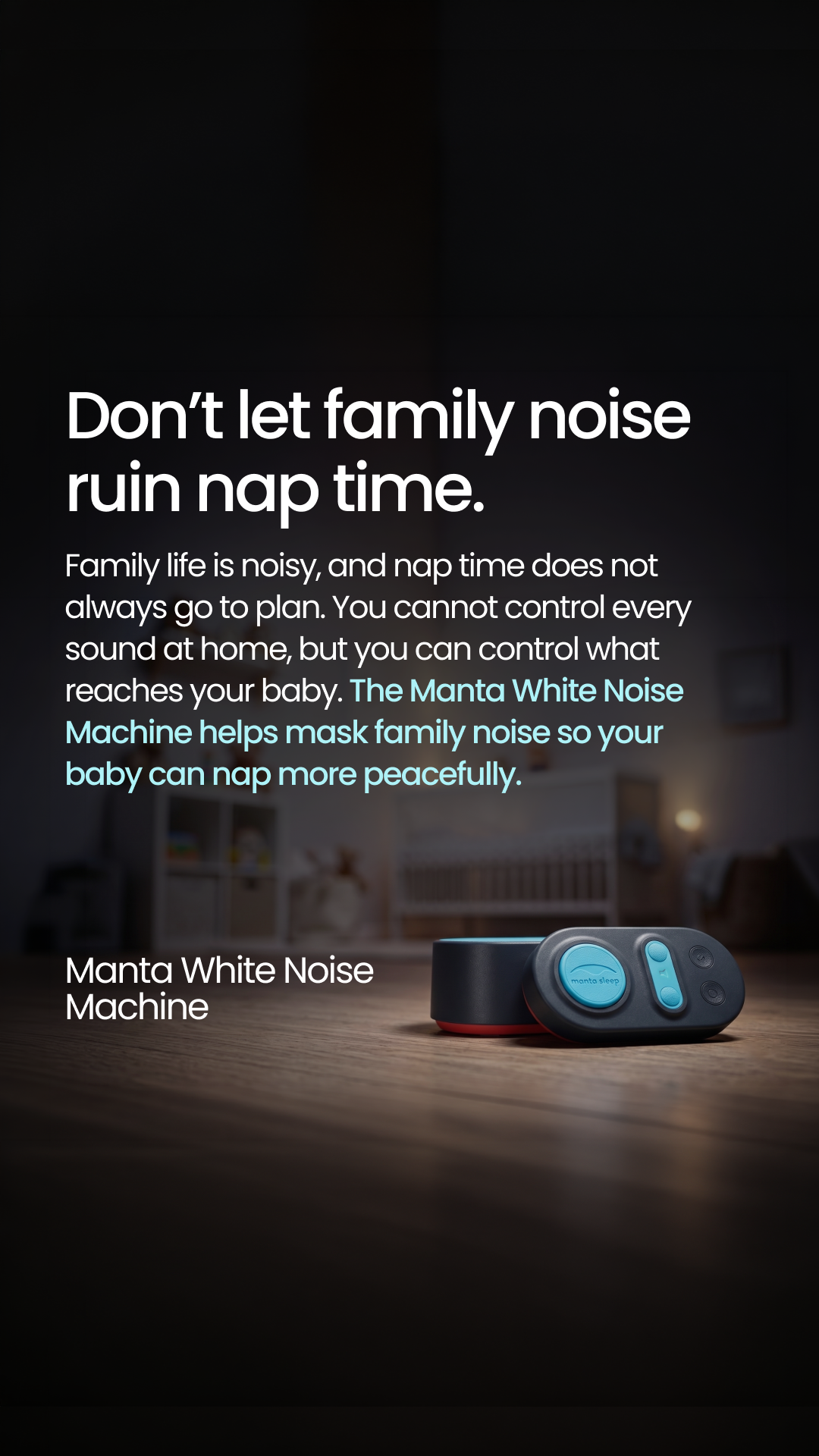 Manta Sleep Facebook ad