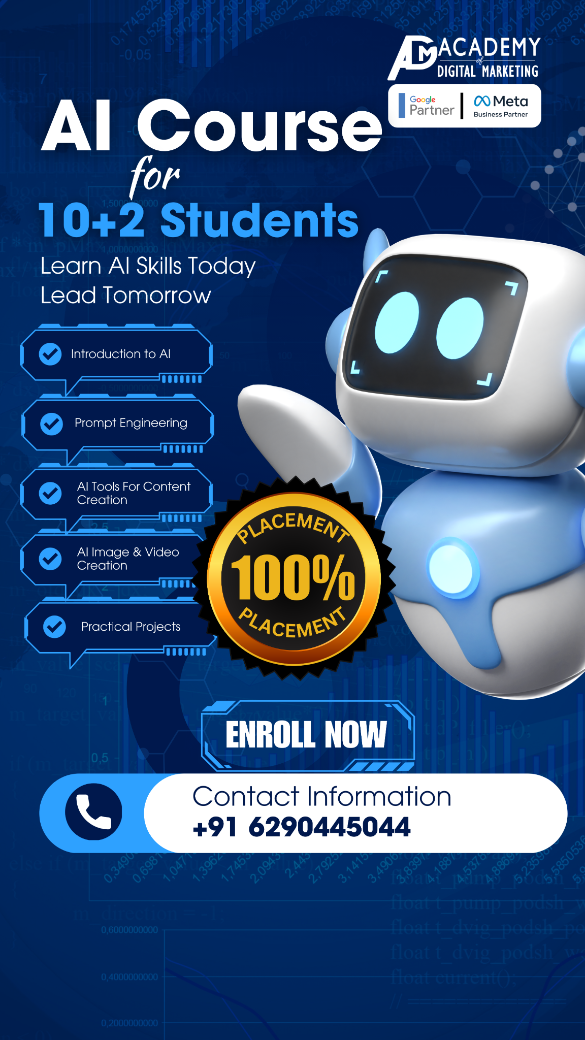 Academy Of Digital Marketing Facebook ad from Feb 14, 2026
