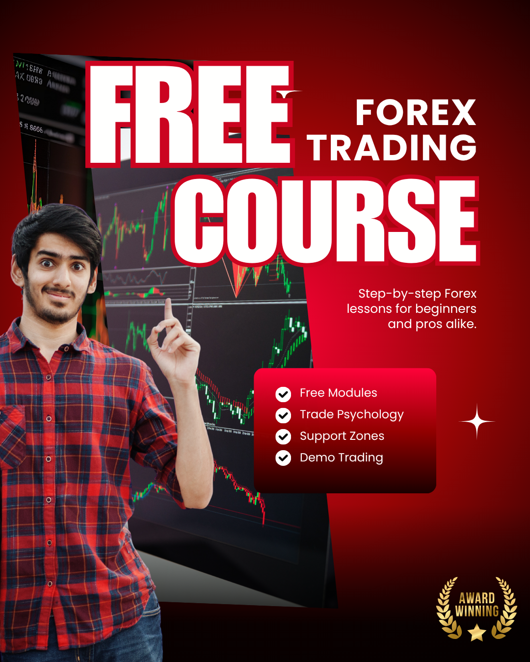 Veslafx Facebook ad: Learn Trading Free