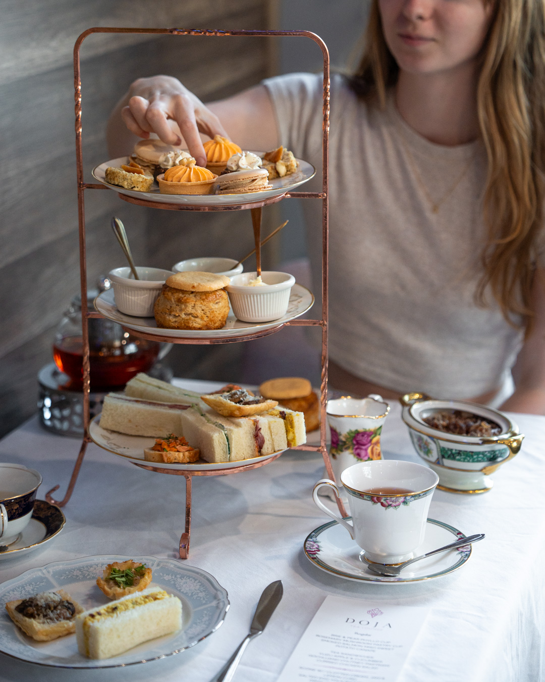 DOJA Teas Facebook ad: Slow Down with Afternoon Tea