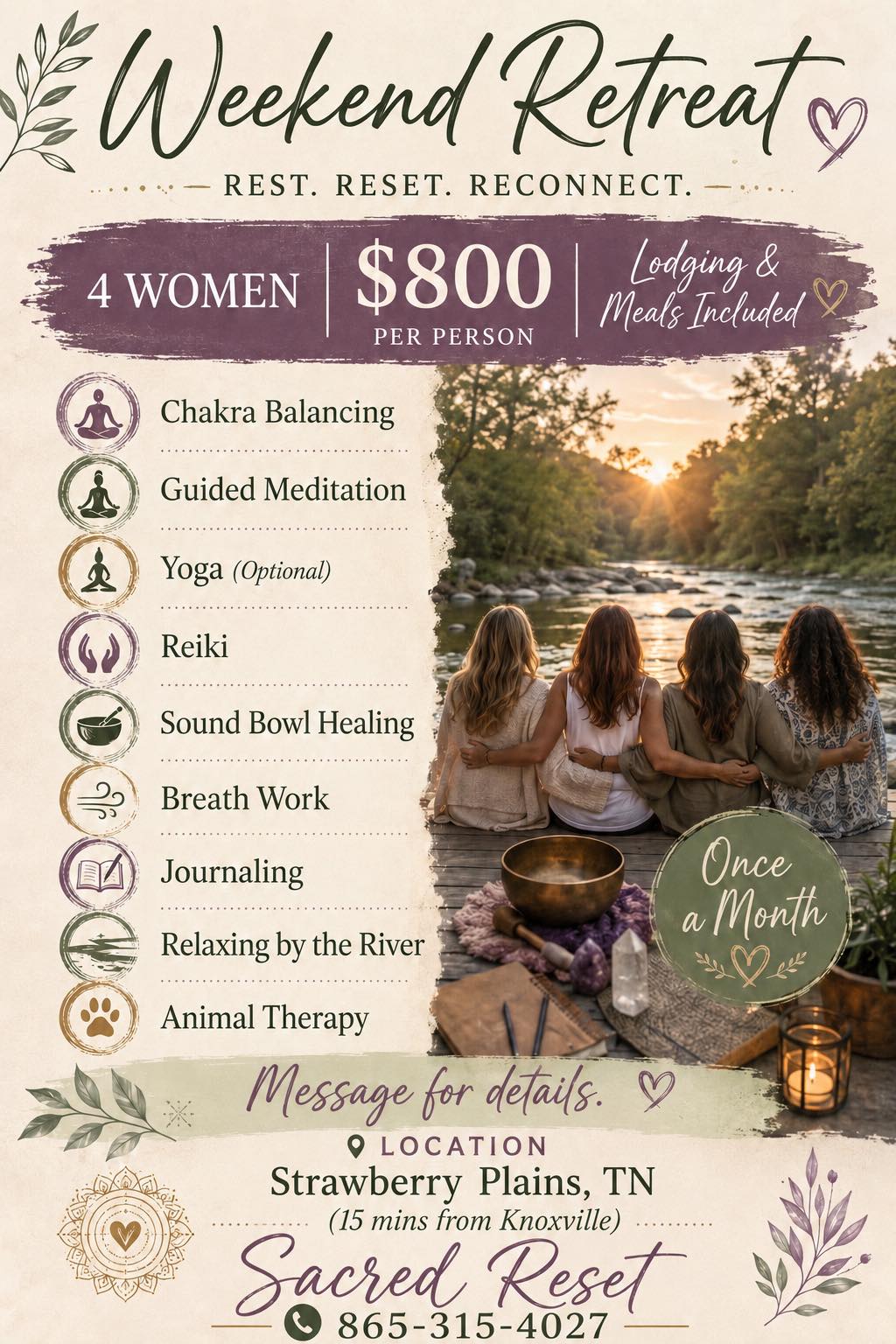 Sacred Reset Facebook ad from May 6, 2026
