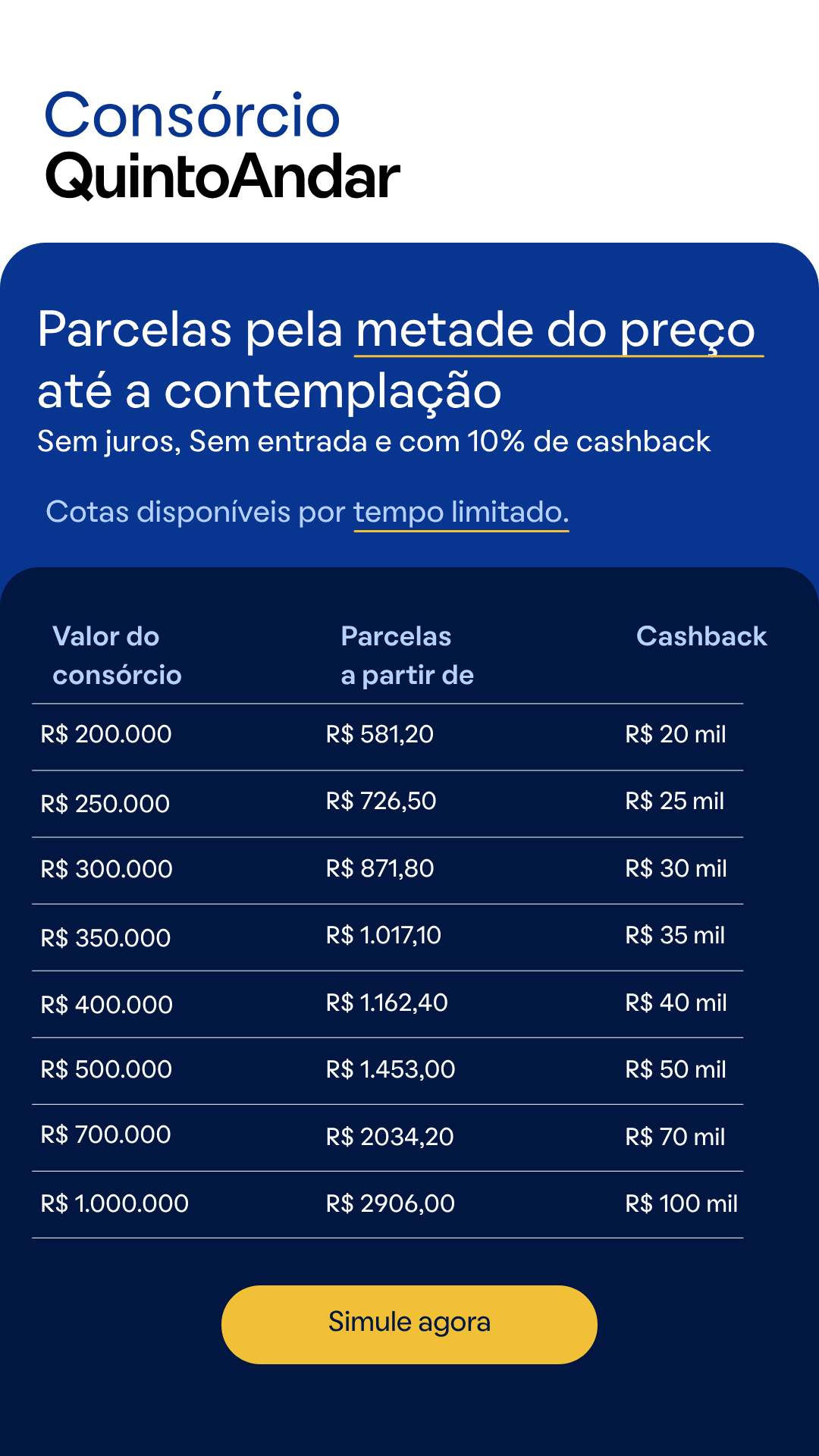QuintoAndar Facebook ad
