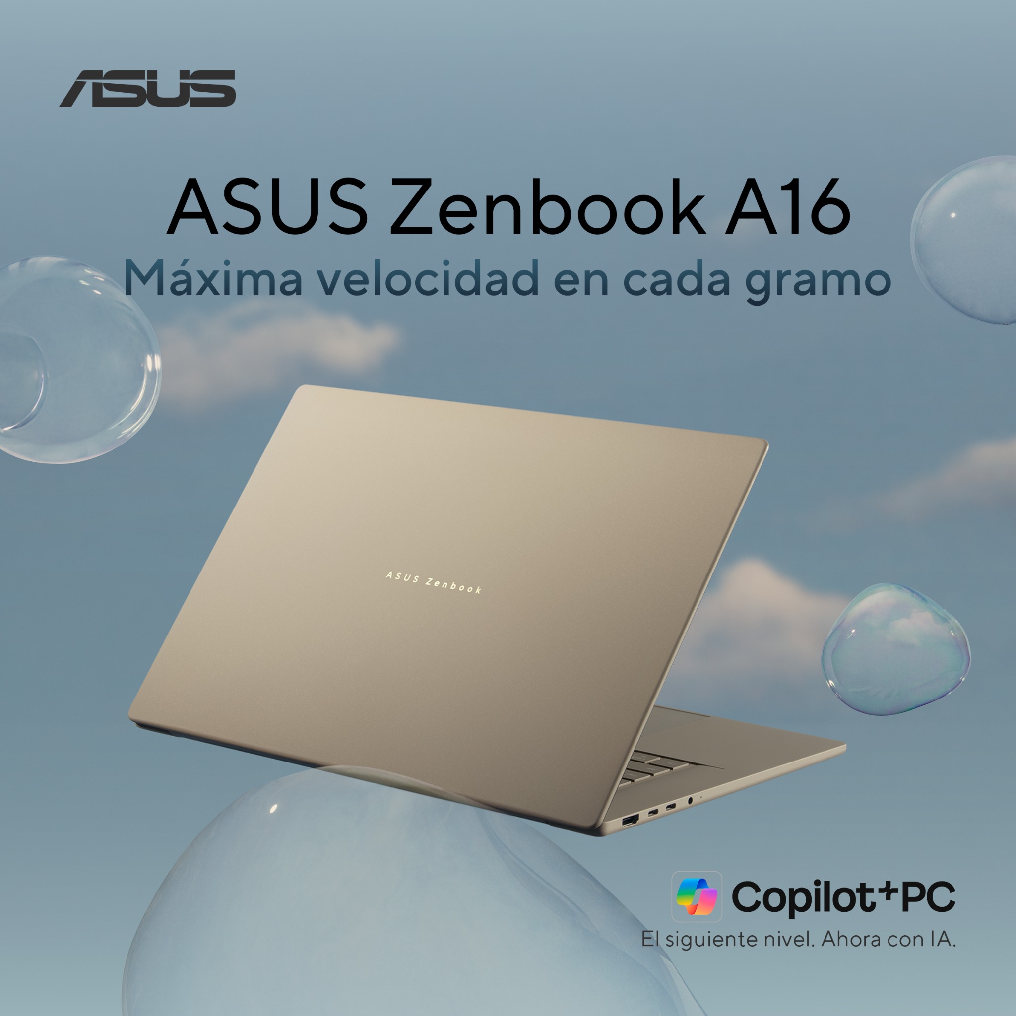 ASUS Facebook ad: Potencia, IA y pantalla OLED en un diseño…