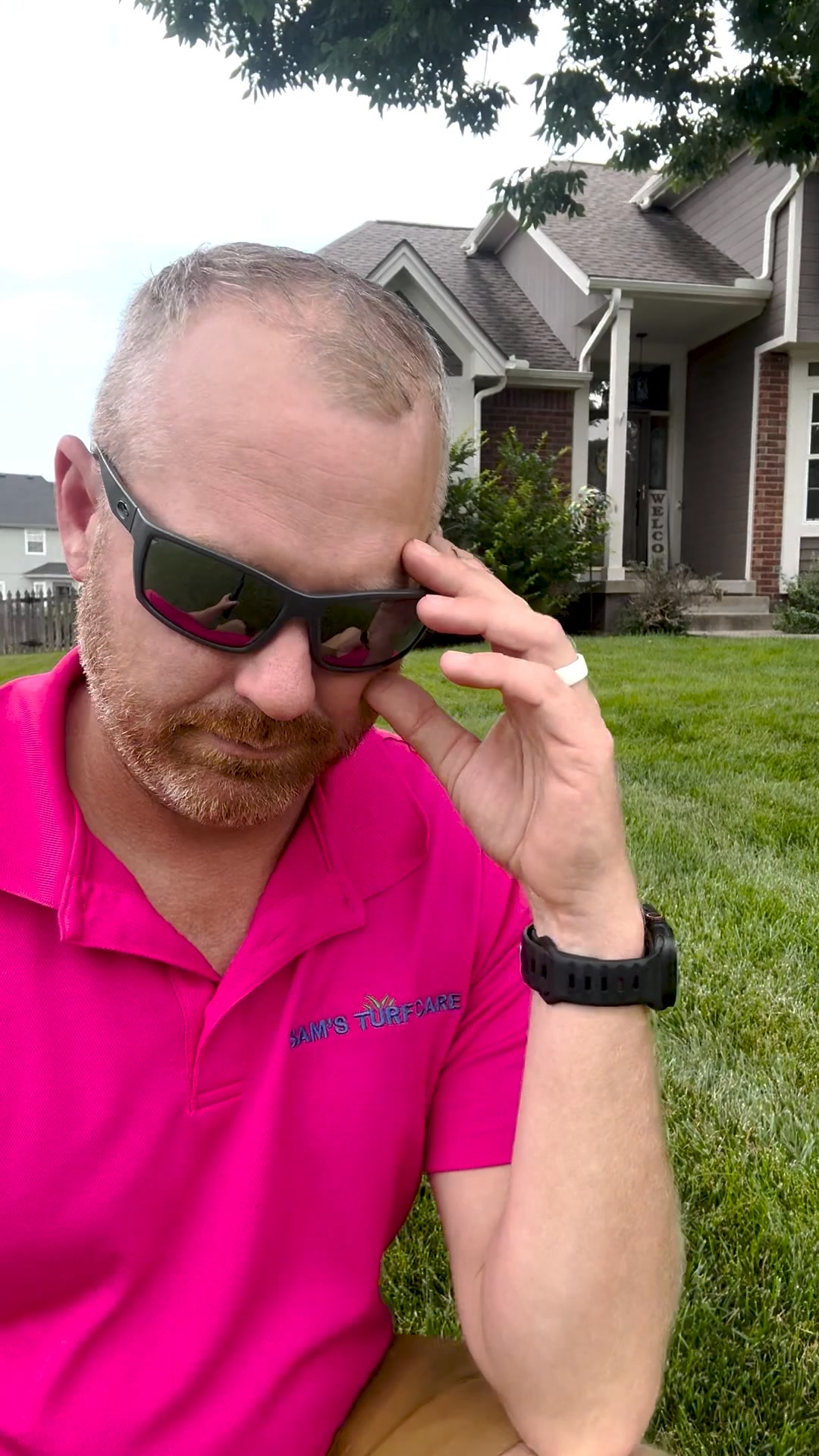 Sam's Turf Care Facebook ad: No BS Pricing