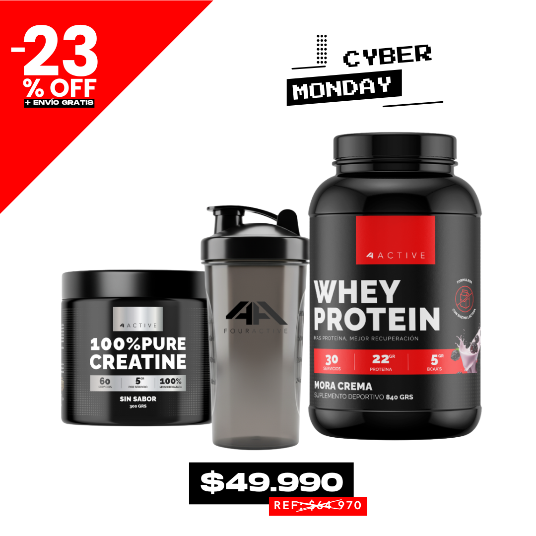 globalnutrition.cl Facebook ad: Pack 4Active · $49.990