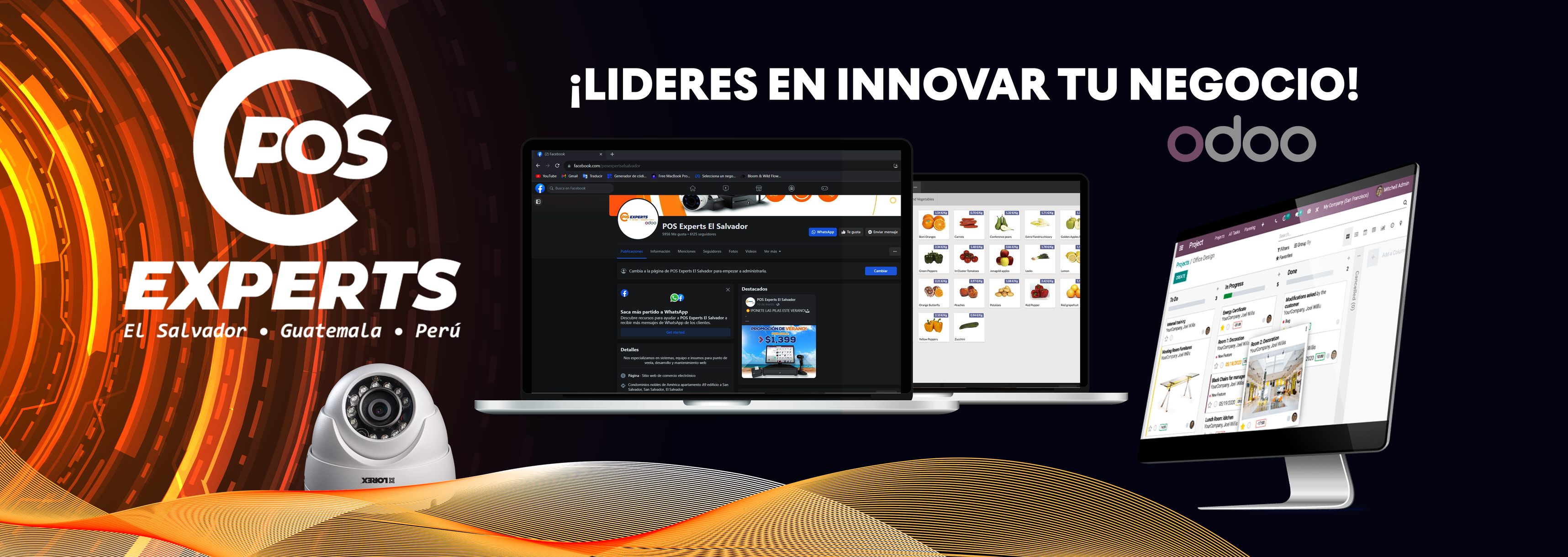 POS Experts El Salvador Facebook ad: Nos especializamos en sistemas, equipo e insumos para…