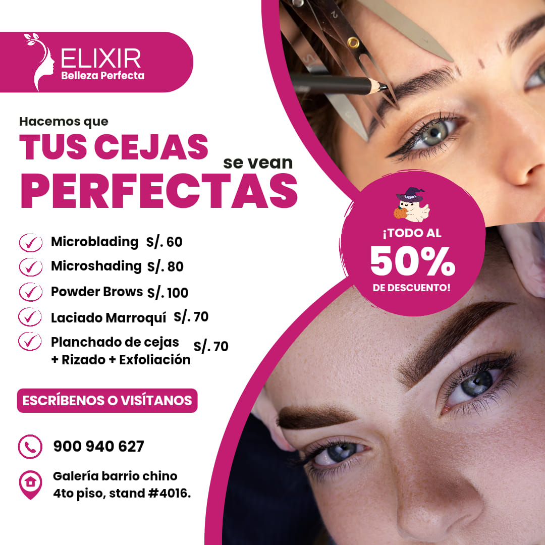 Elixir Spa Facebook ad: ¡𝗟𝘂𝗰𝗲 𝘂𝗻𝗮𝘀 𝗰𝗲𝗷𝗮𝘀 𝗽𝗲𝗿𝗳𝗲𝗰𝘁𝗮𝘀 𝘆…