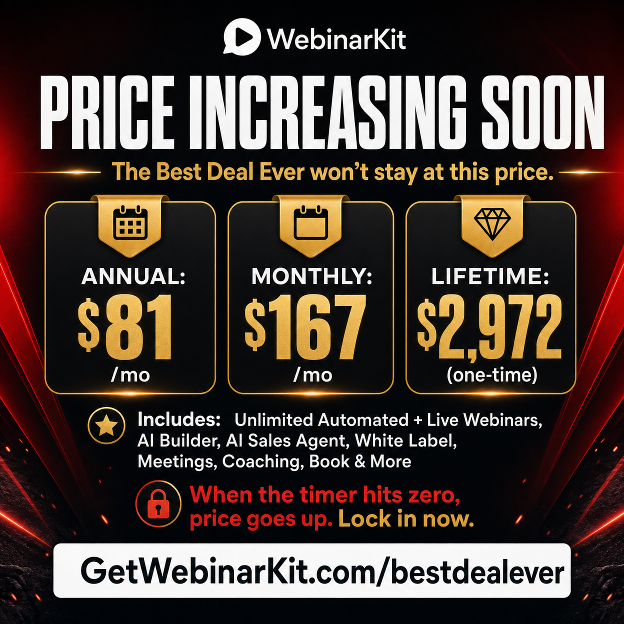 WebinarKit Facebook ad