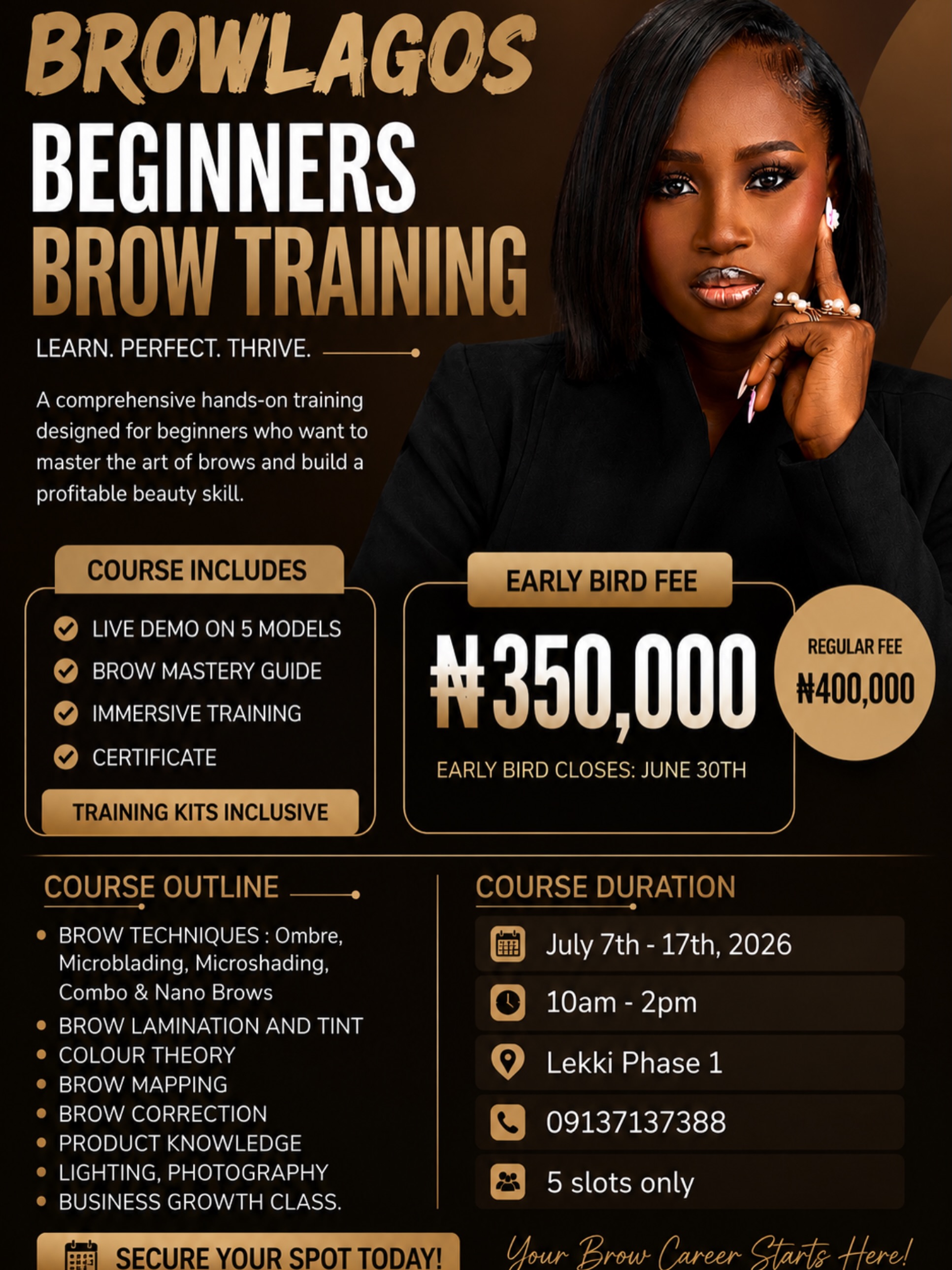 Browlagos Facebook ad from Jun 5, 2026