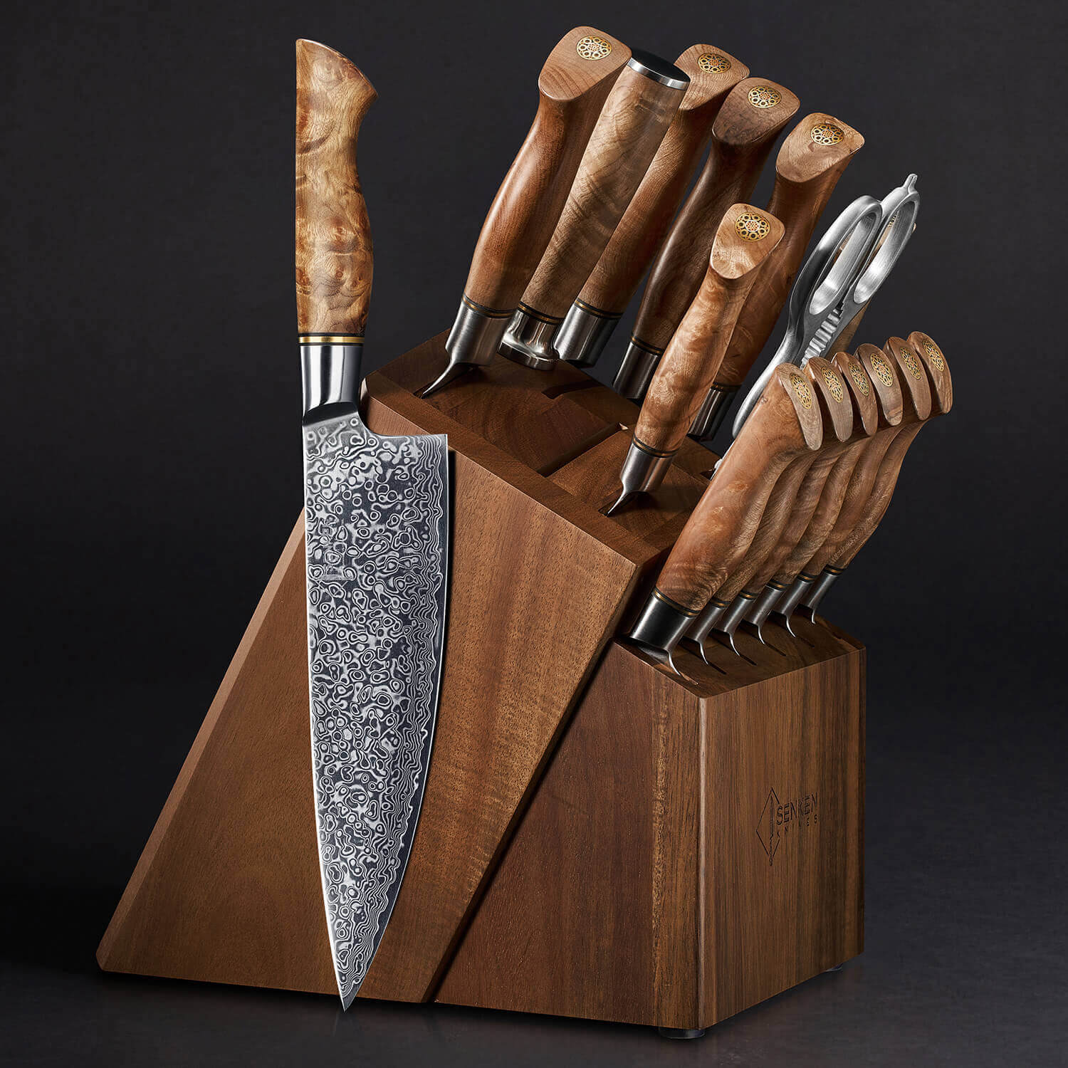 Senken Knives Facebook ad: The Best-Selling Dynasty Knife Block Set, Featuring…