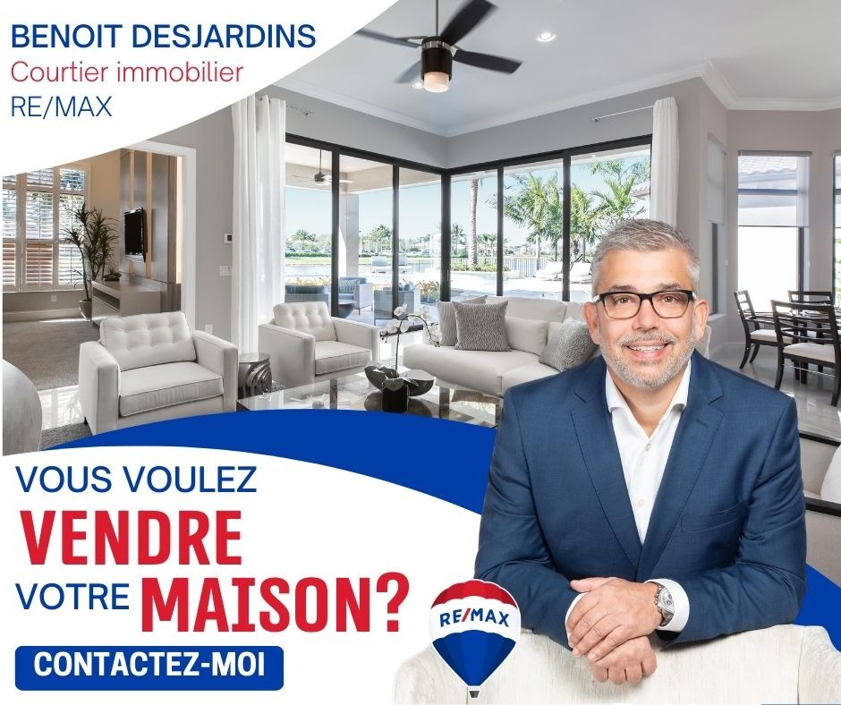 Benoit Desjardins courtier immobilier REMAX Facebook ad
