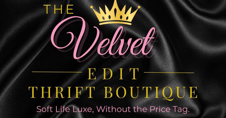Velvet Edit Thrift Boutique Facebook ad: Soft Life Luxe Without the Price Tag �…