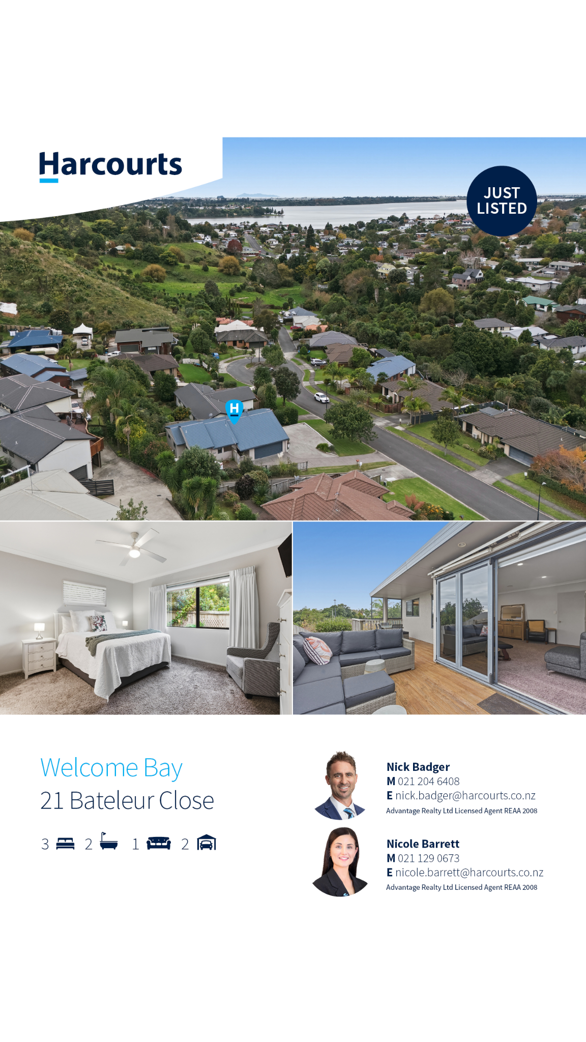 Harcourts Advantage Tauranga Facebook ad