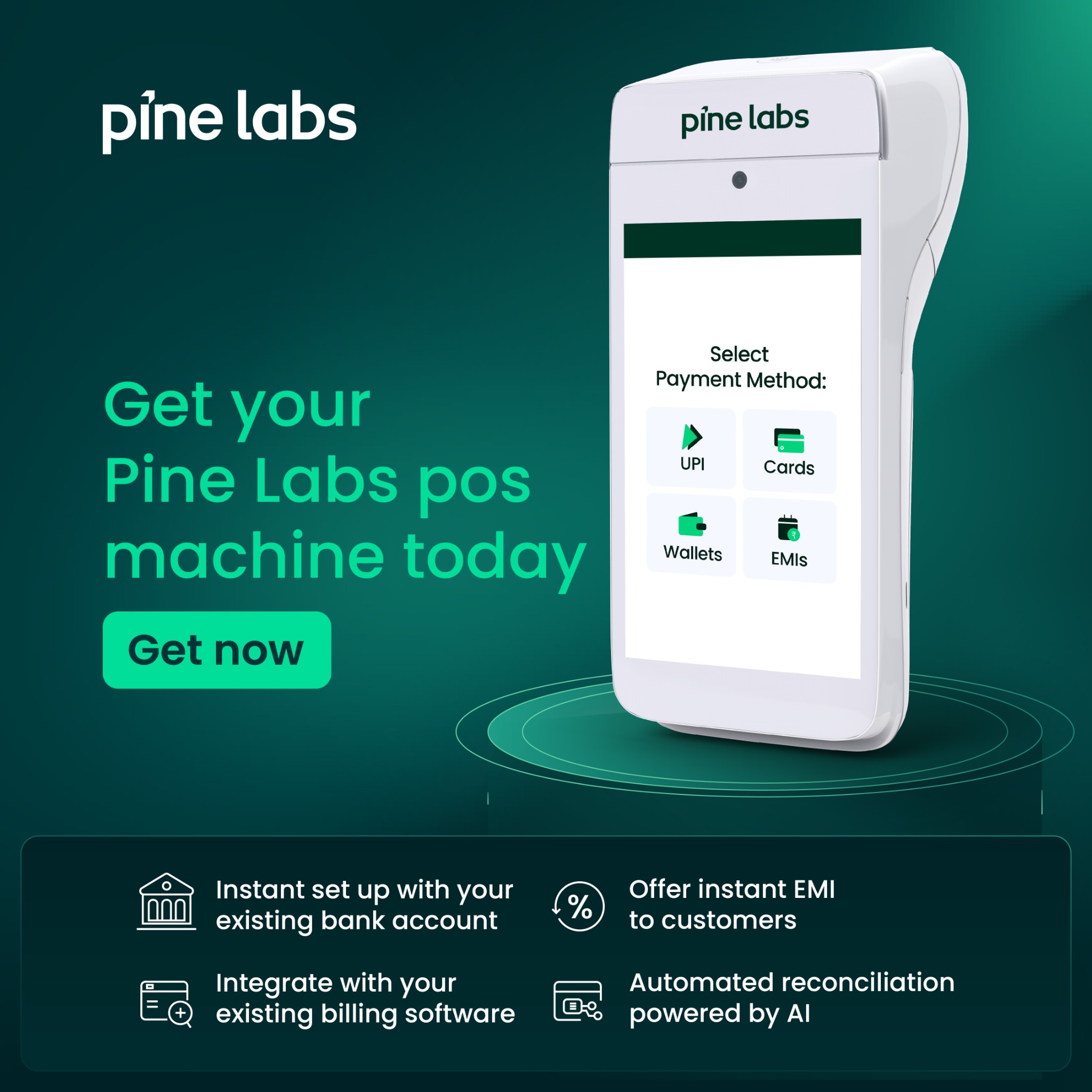 Pine Labs Facebook ad: Pine Labs Next-Gen POS
