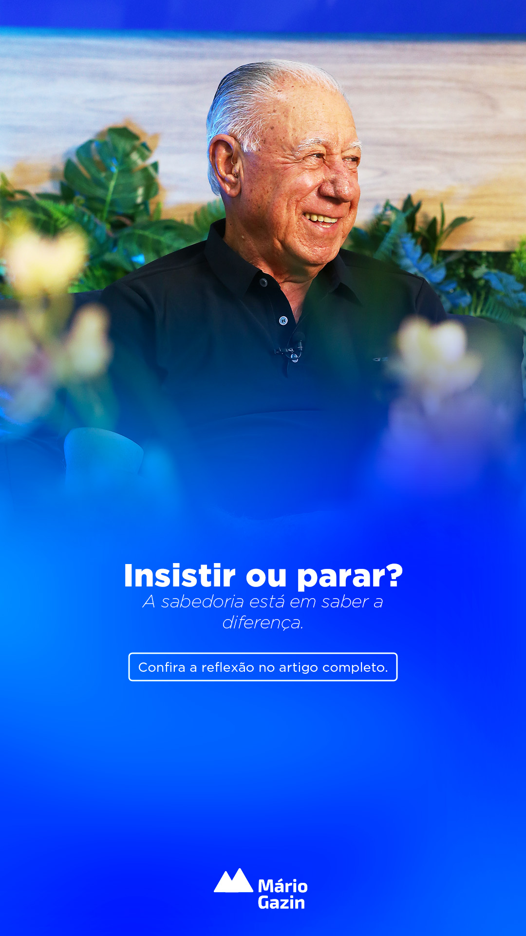 Mário Gazin Facebook ad: Como saber a hora de insistir e a hora de parar
