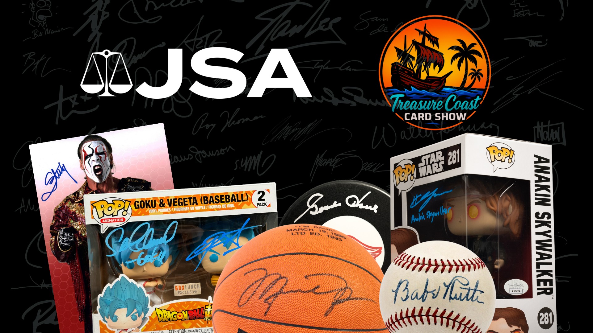 Treasure Coast Card Show Facebook ad