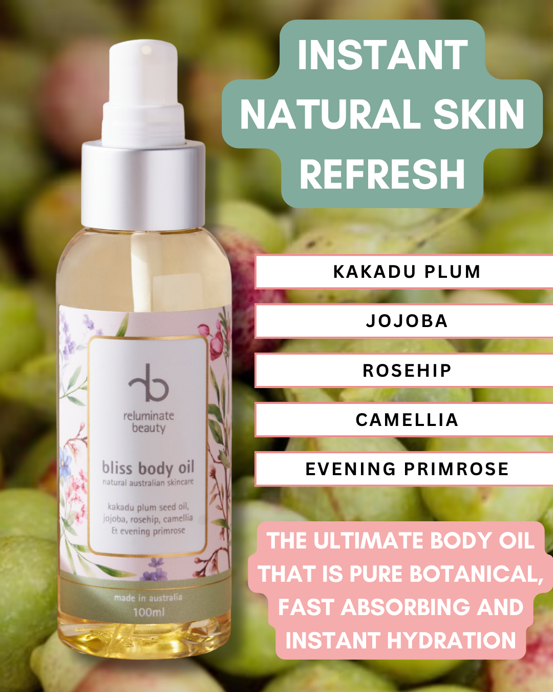 Reluminate beauty Facebook ad