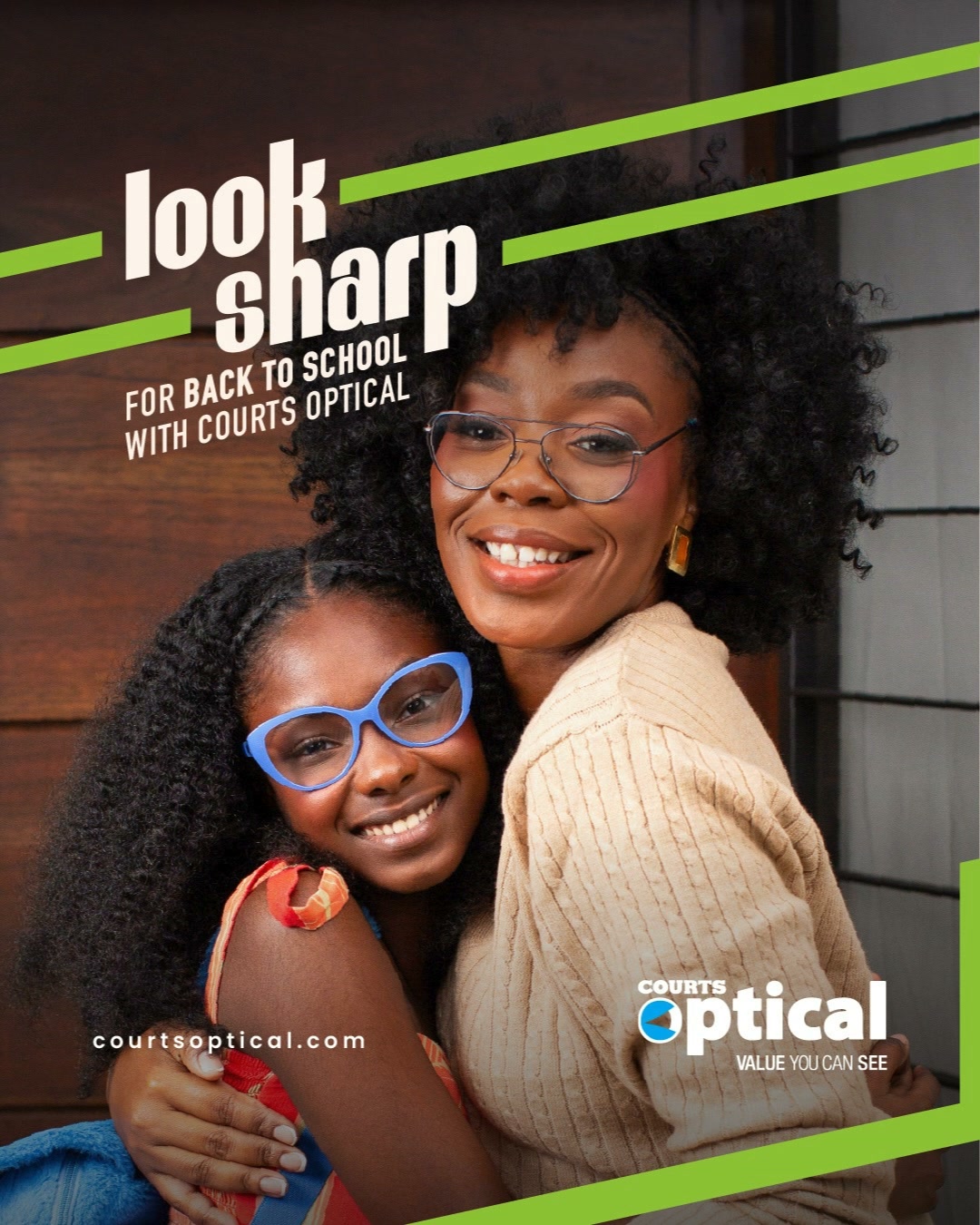 Courts Optical Barbados Facebook ad: Back-to-School Starts With a Fresh Look
