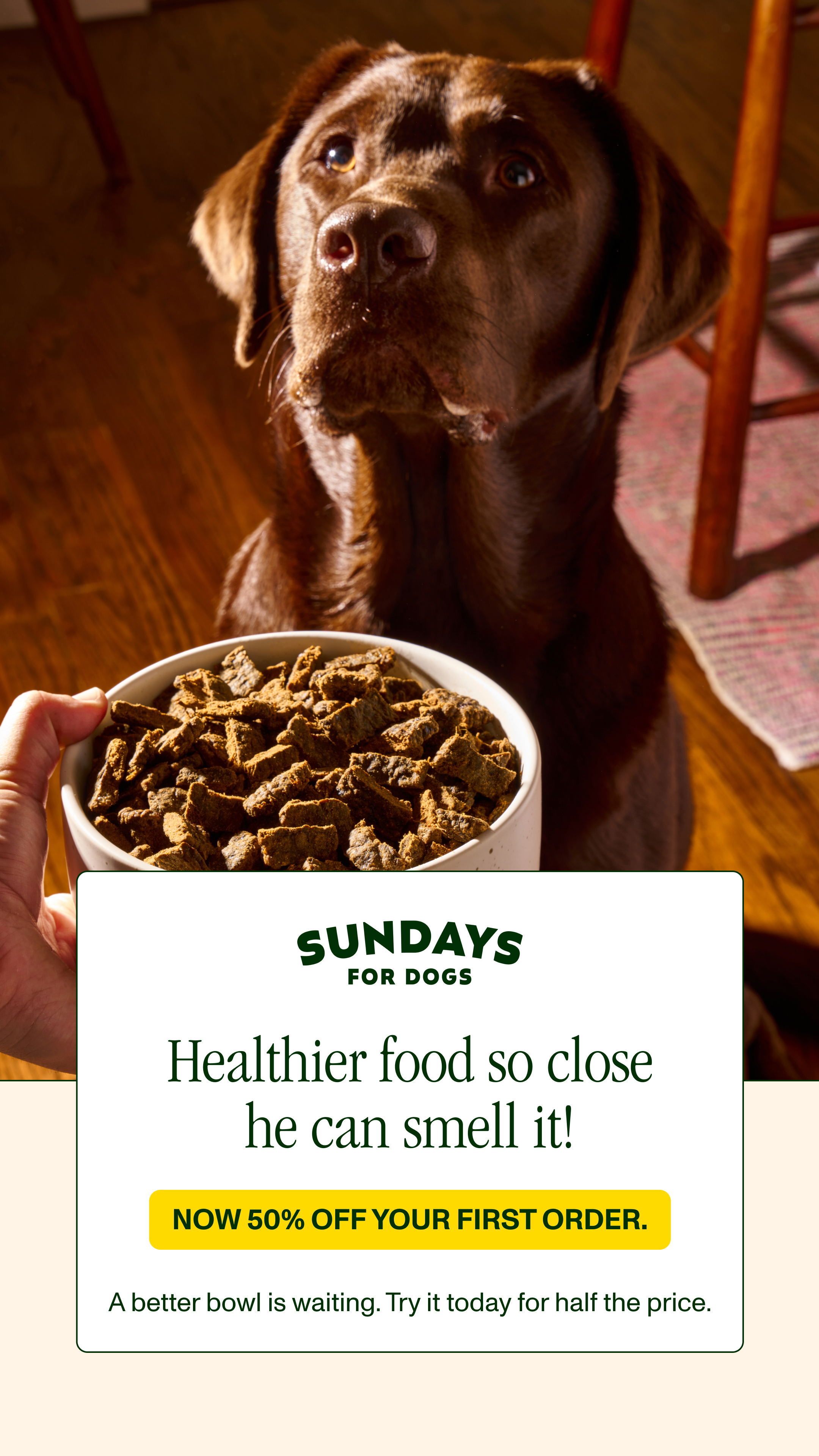 Sundays Facebook ad