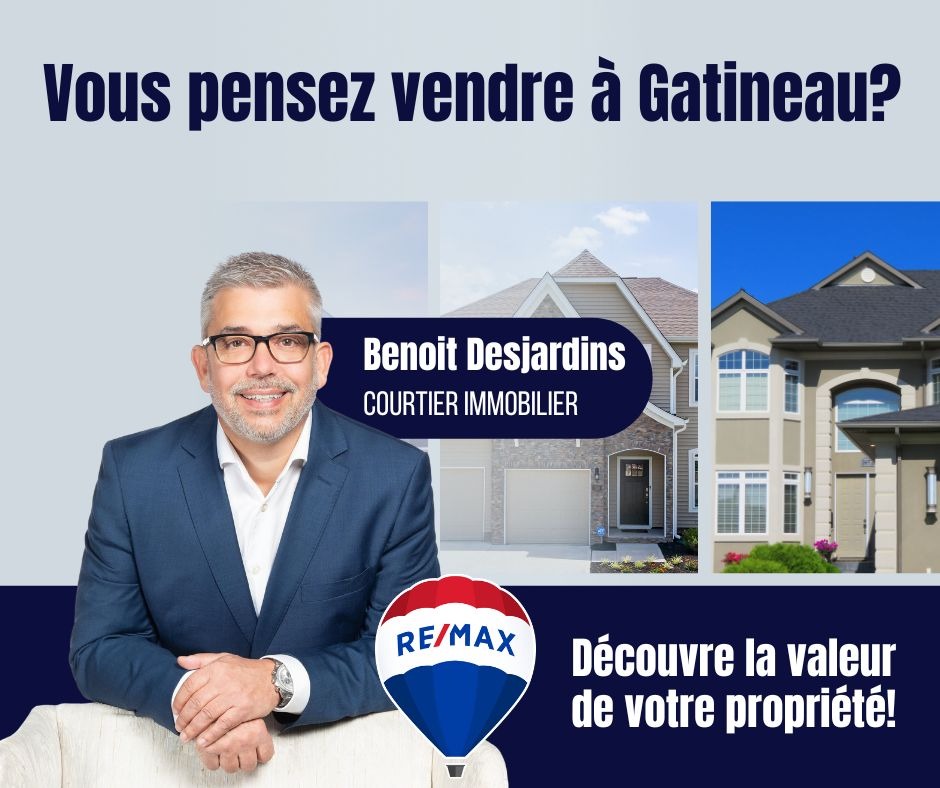 Benoit Desjardins courtier immobilier REMAX Facebook ad