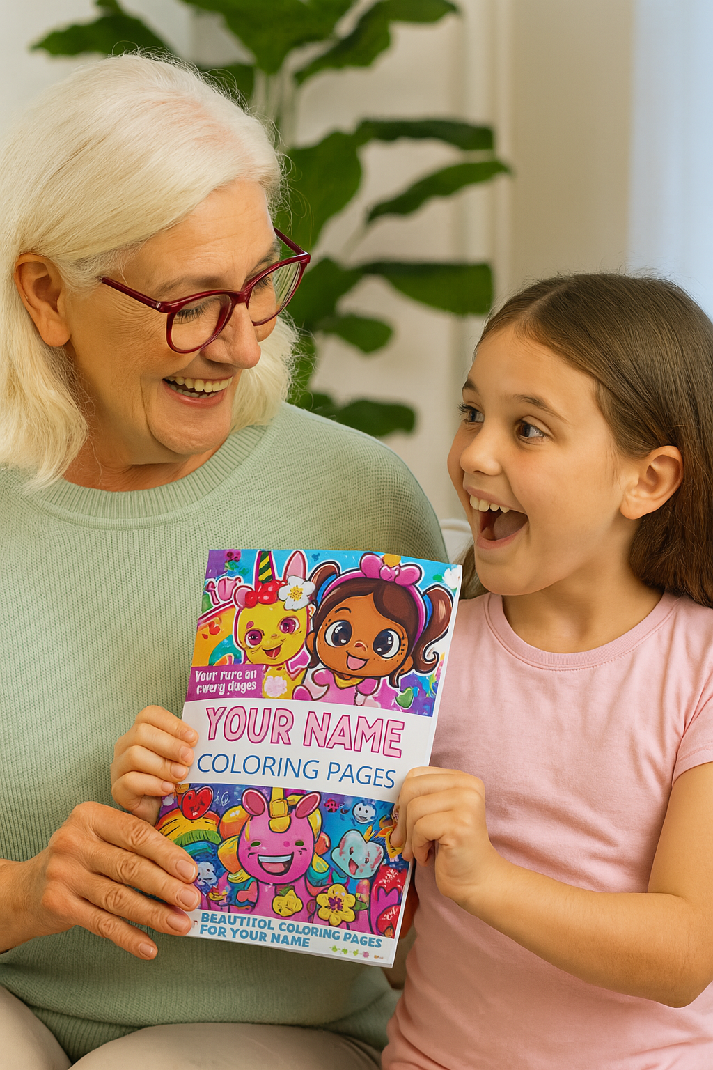 Pick-A-Page Personal Coloring Books Facebook ad