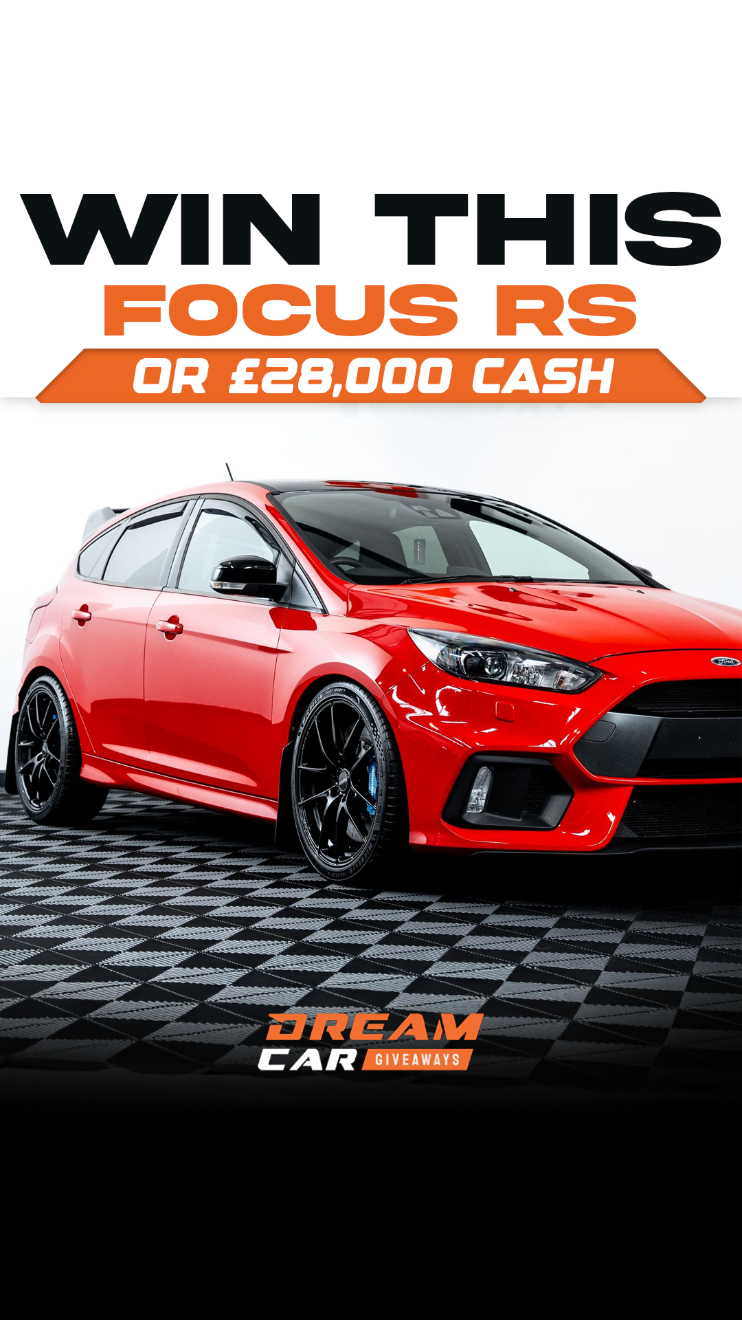 Dream Car Giveaways Facebook ad