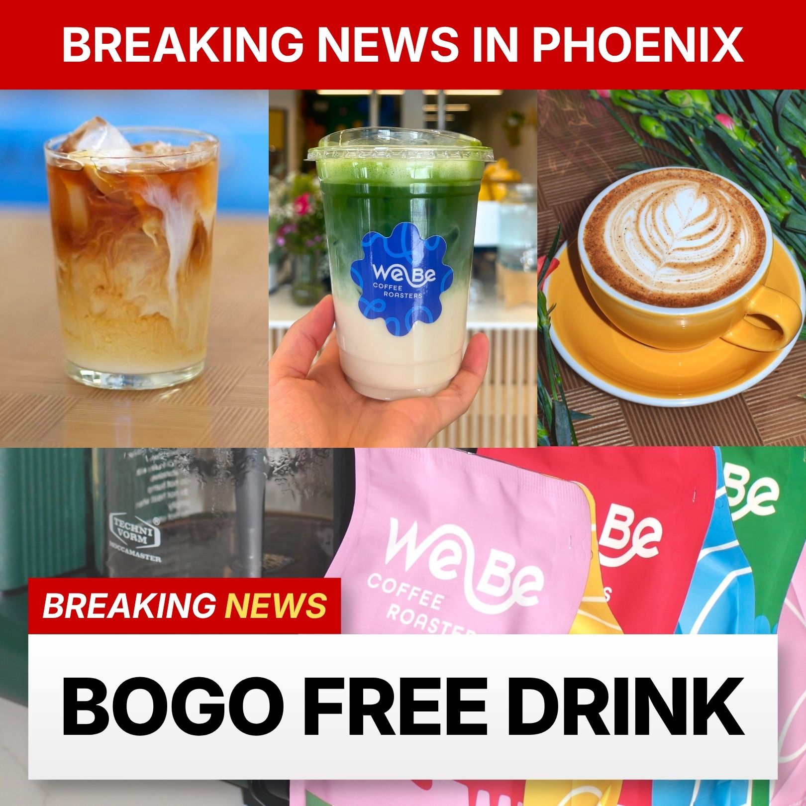 WeBe Coffee Roasters Facebook ad