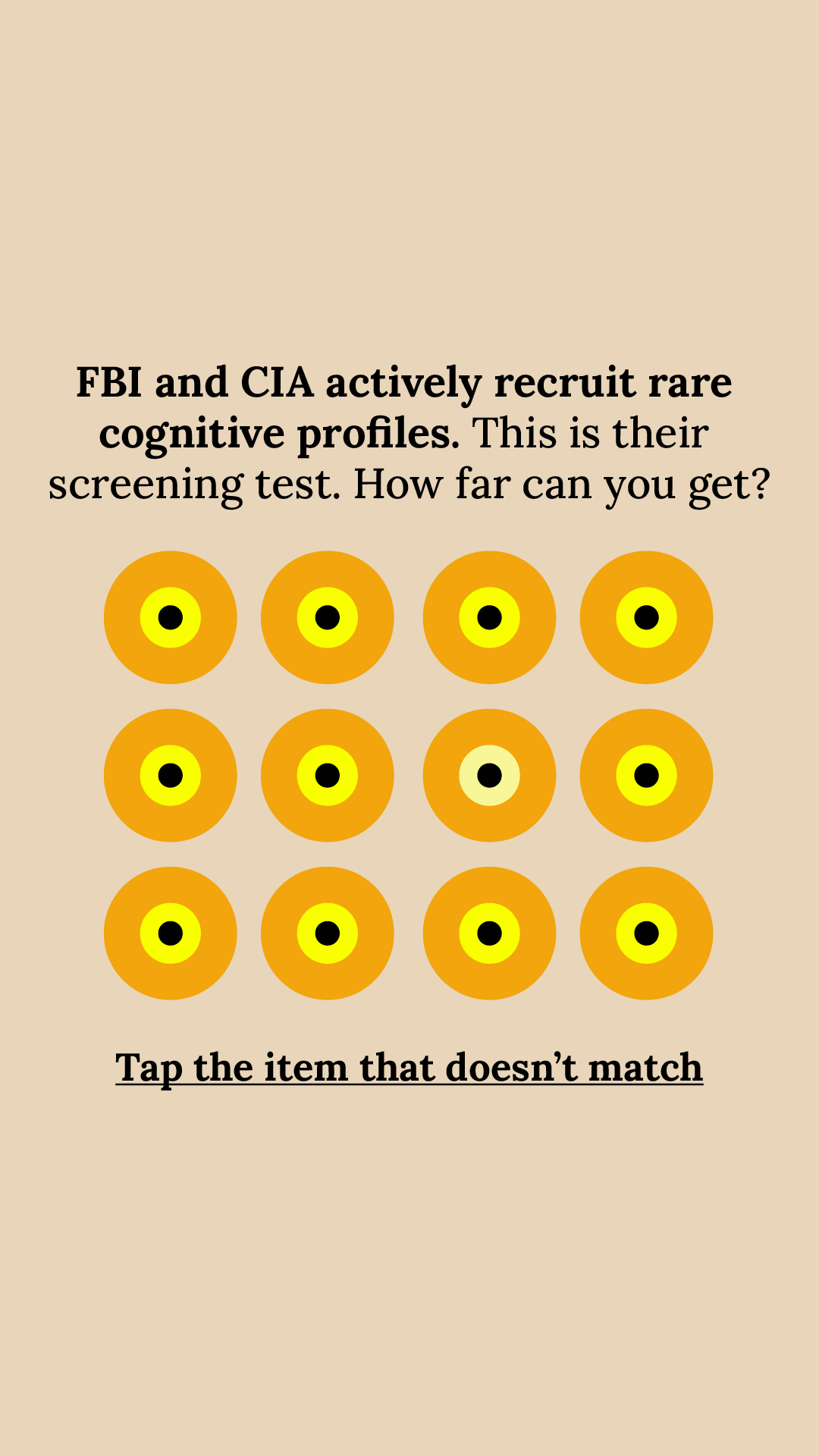 Brain Health Check Facebook ad