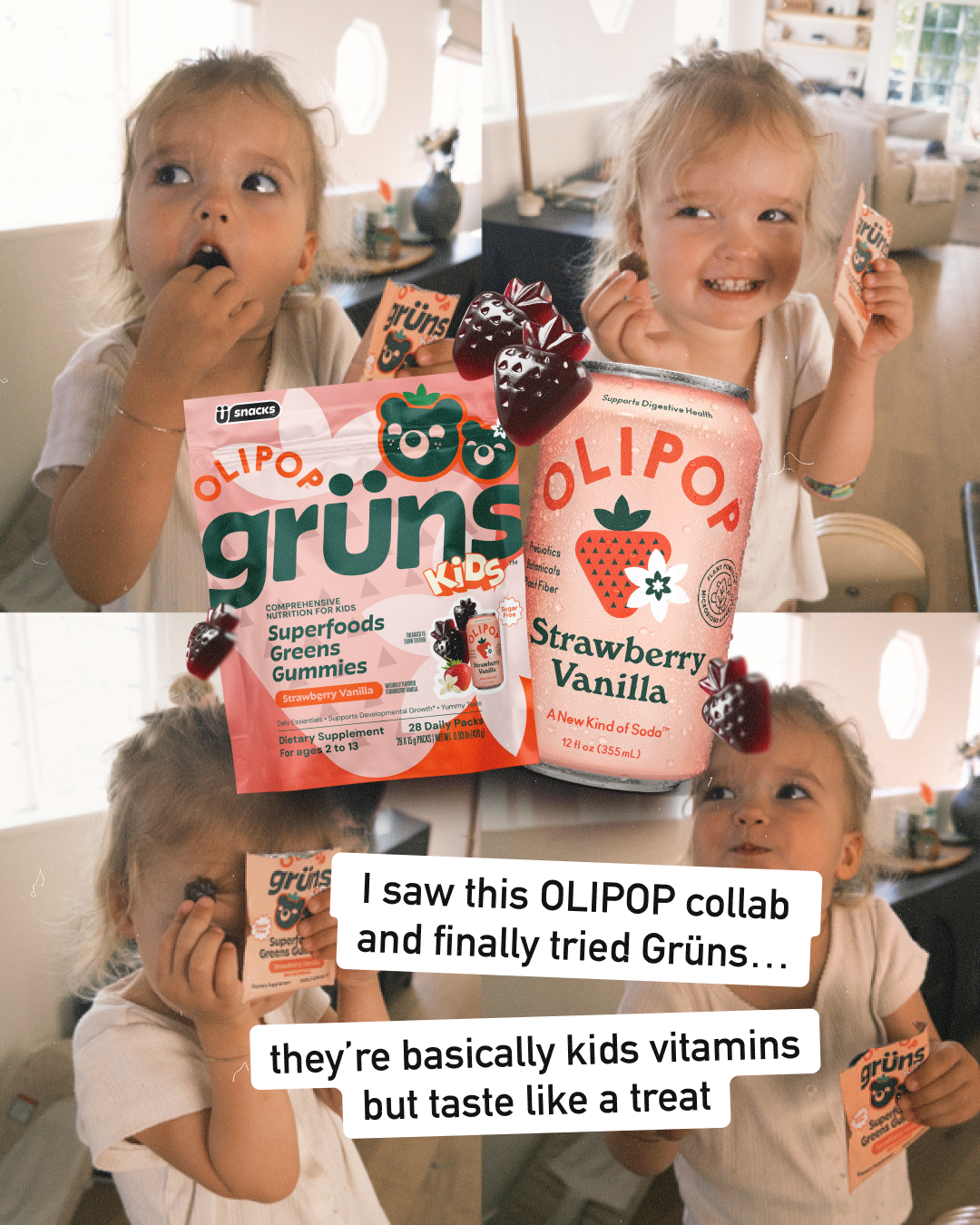 Grüns Kids Facebook ad