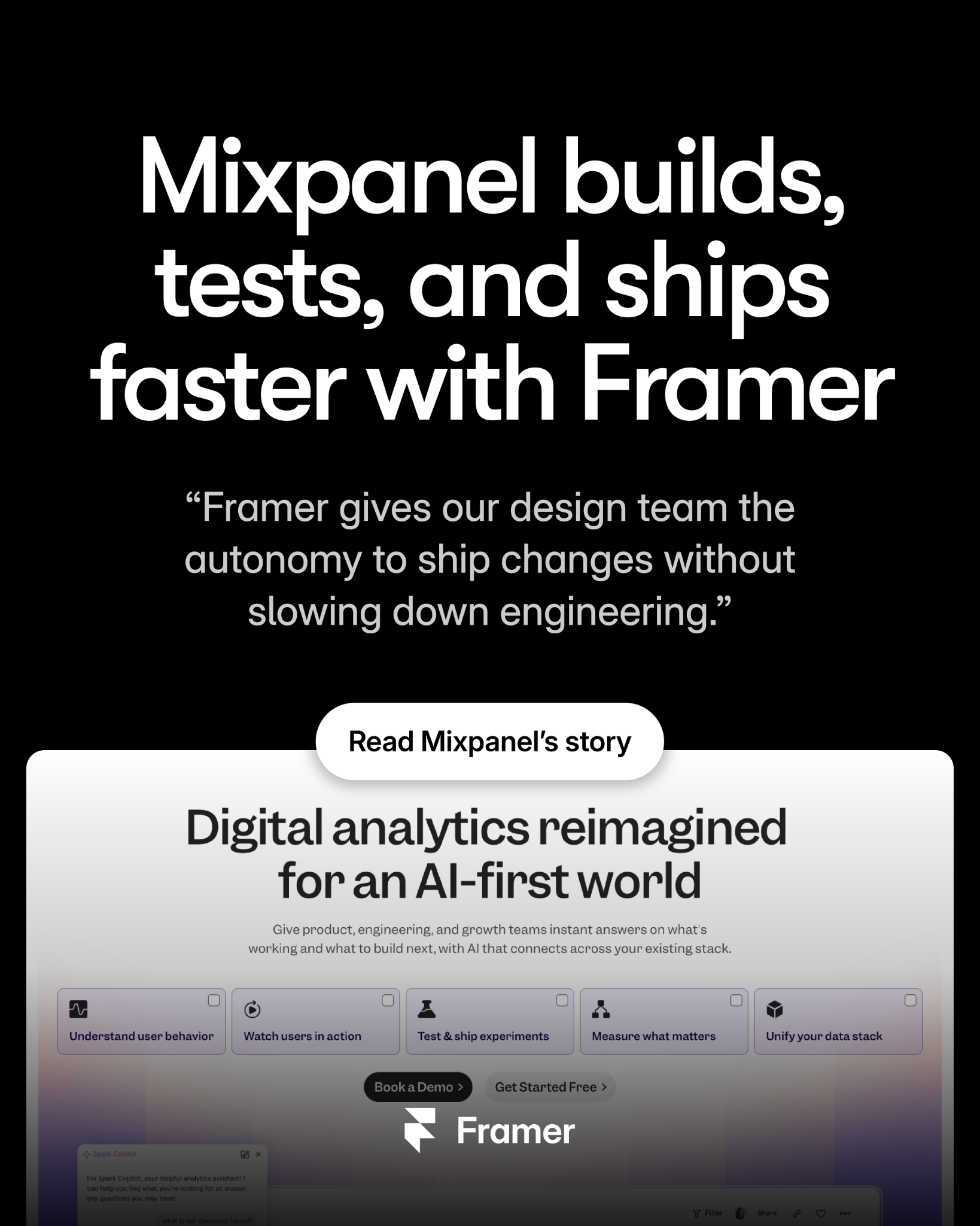 Framer Facebook ad