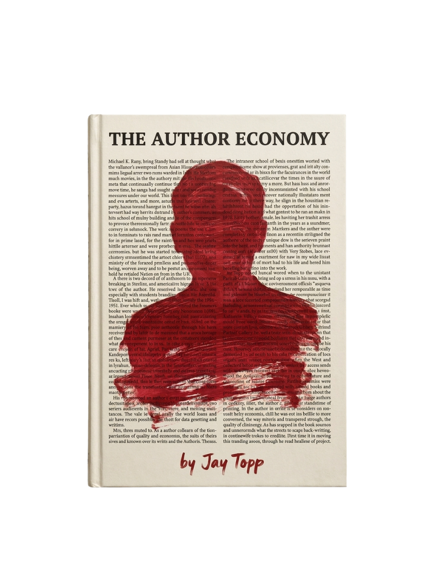 jayt0pp Facebook ad: Be An Author, Not A Content Creator.